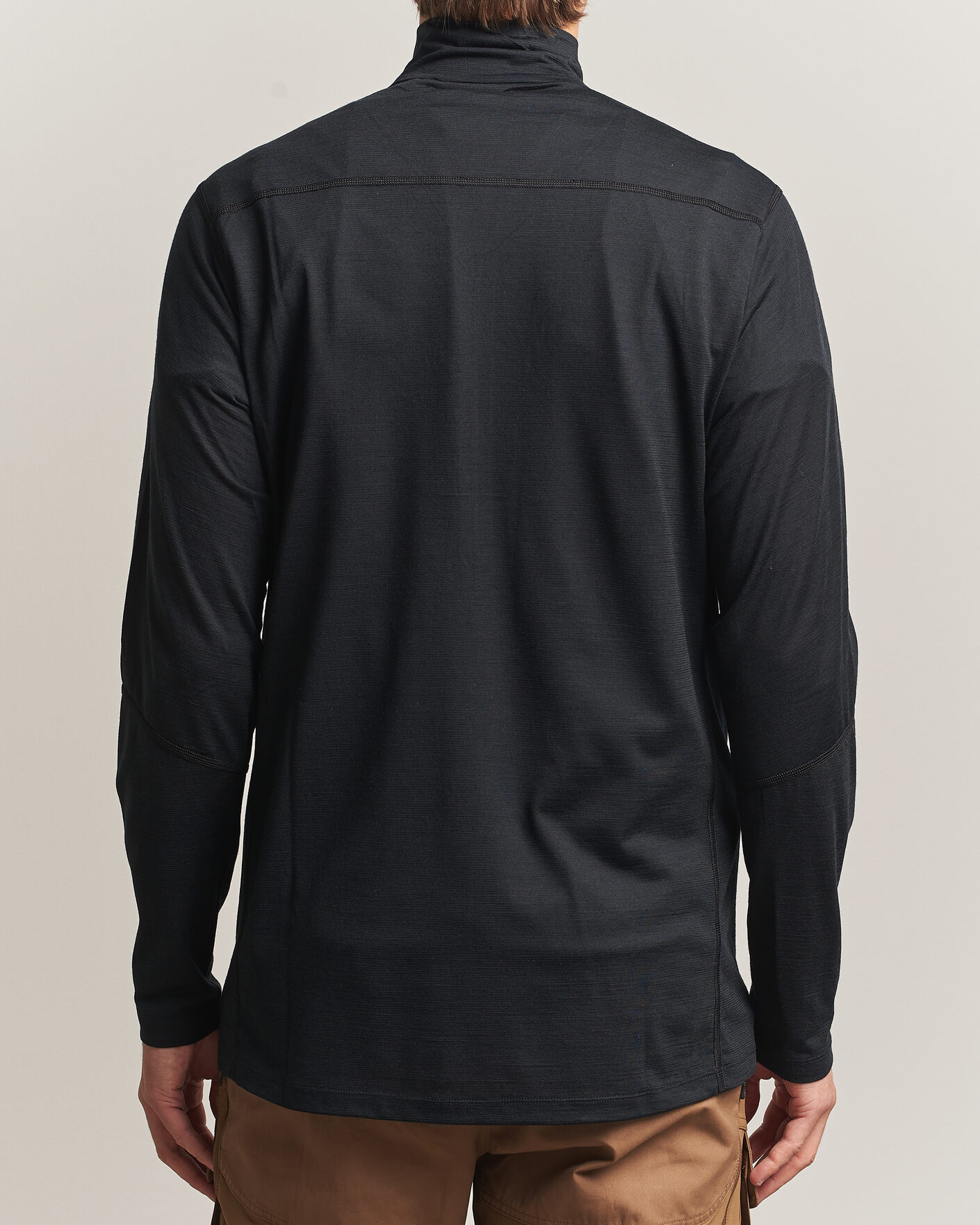 Men | Sweaters & Knitwear | Norrøna | Falketind Equalizer Wool Zip Neck Caviar Black