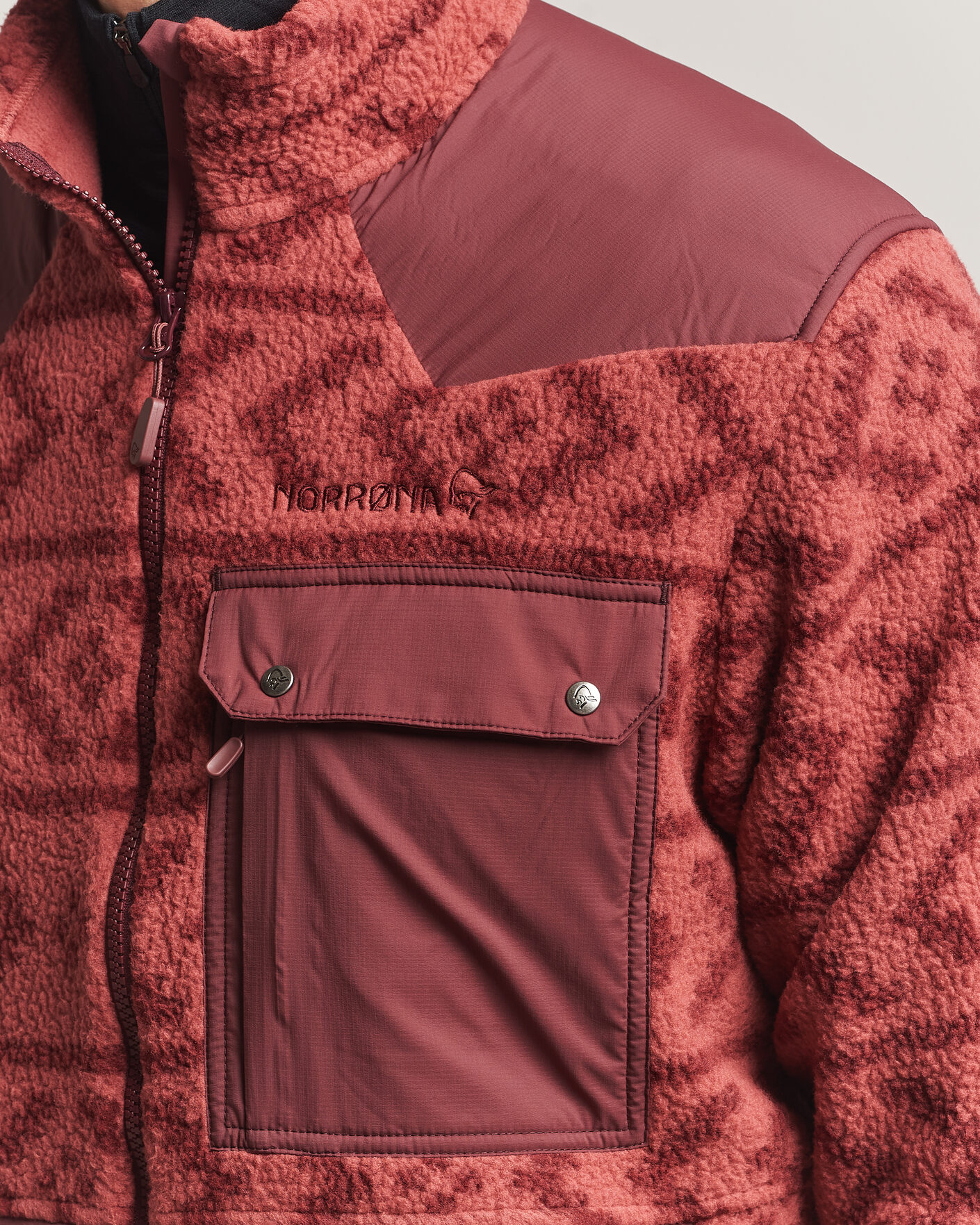 Men | Coats & Jackets | Norrøna | Tamok Warm3 Fleece Jacket Cowhide