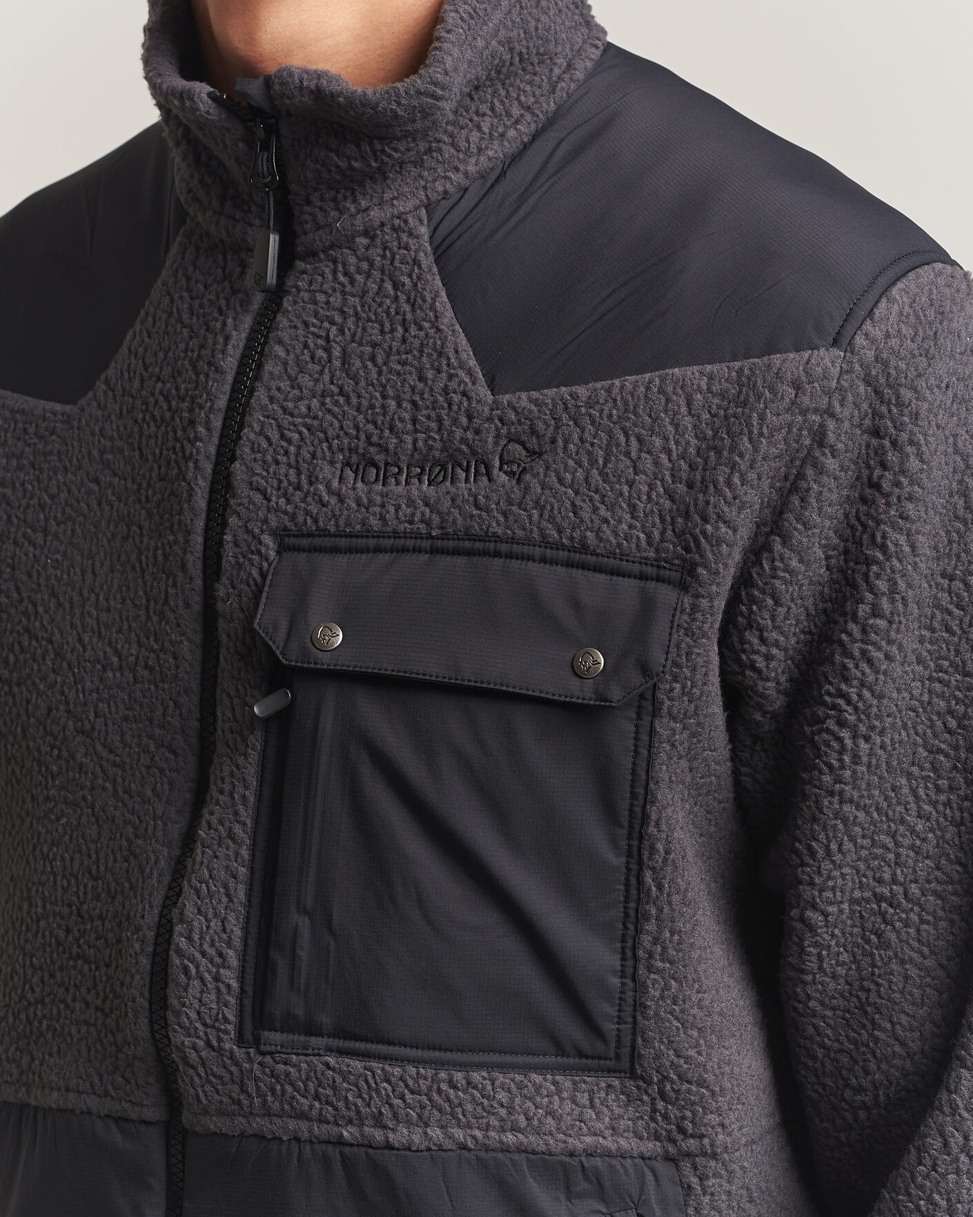 Men | Coats & Jackets | Norrøna | Tamok Warm3 Fleece Jacket Phantom
