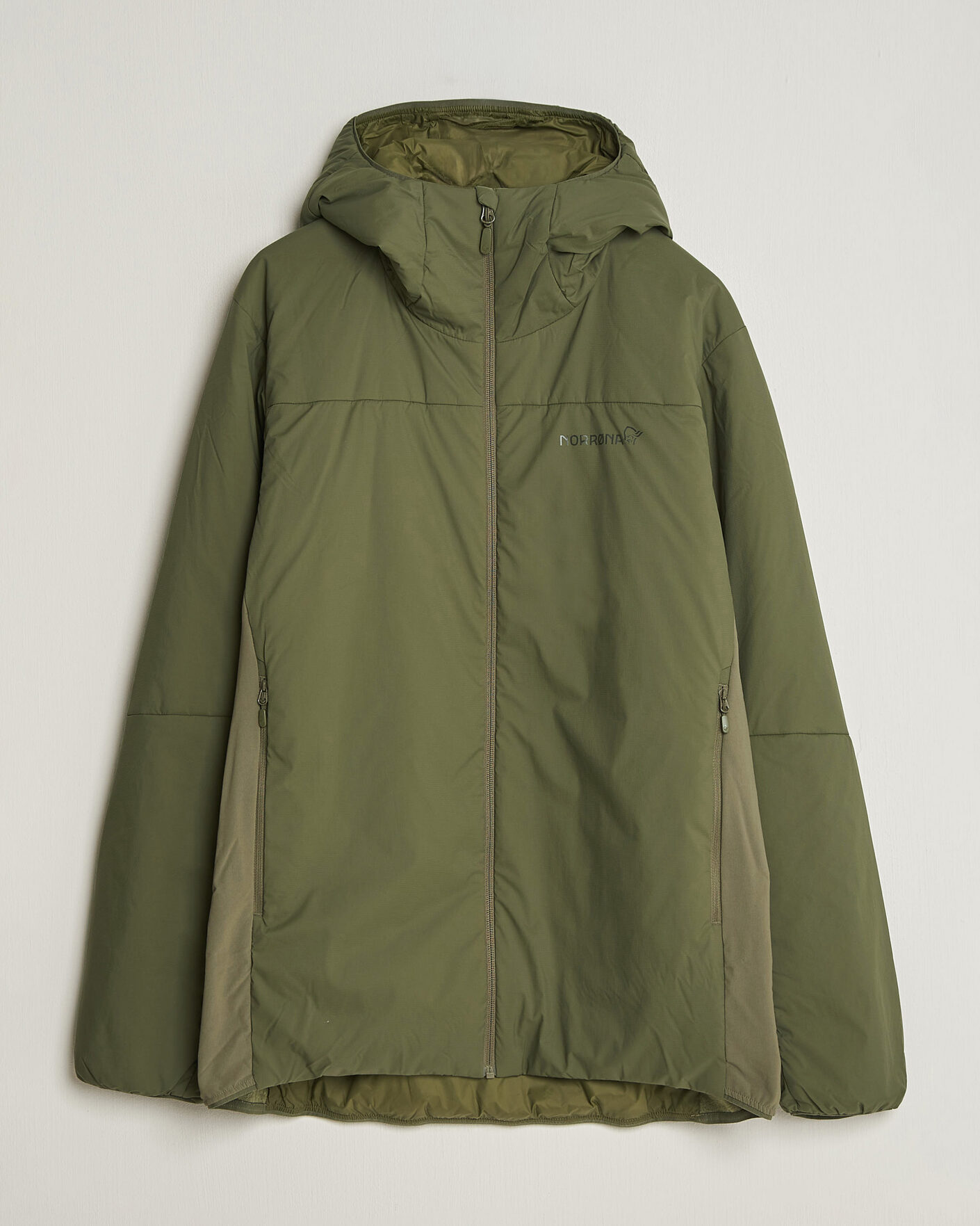 Men | Coats & Jackets | Norrøna | Femund Thermo Zip Hood Olive Night
