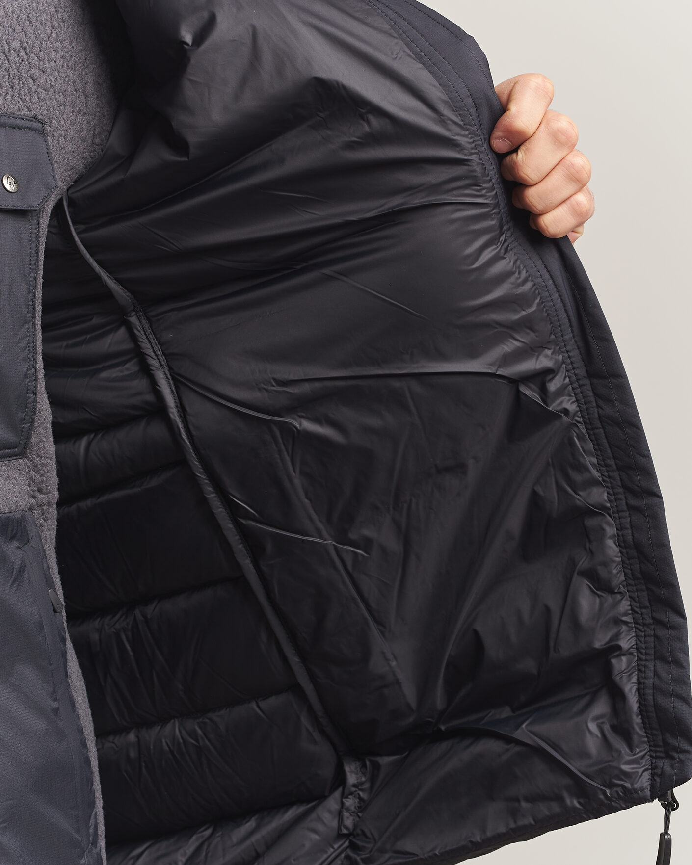 Men | Coats & Jackets | Norrøna | Femund Down 700 Zip Hood Caviar Black