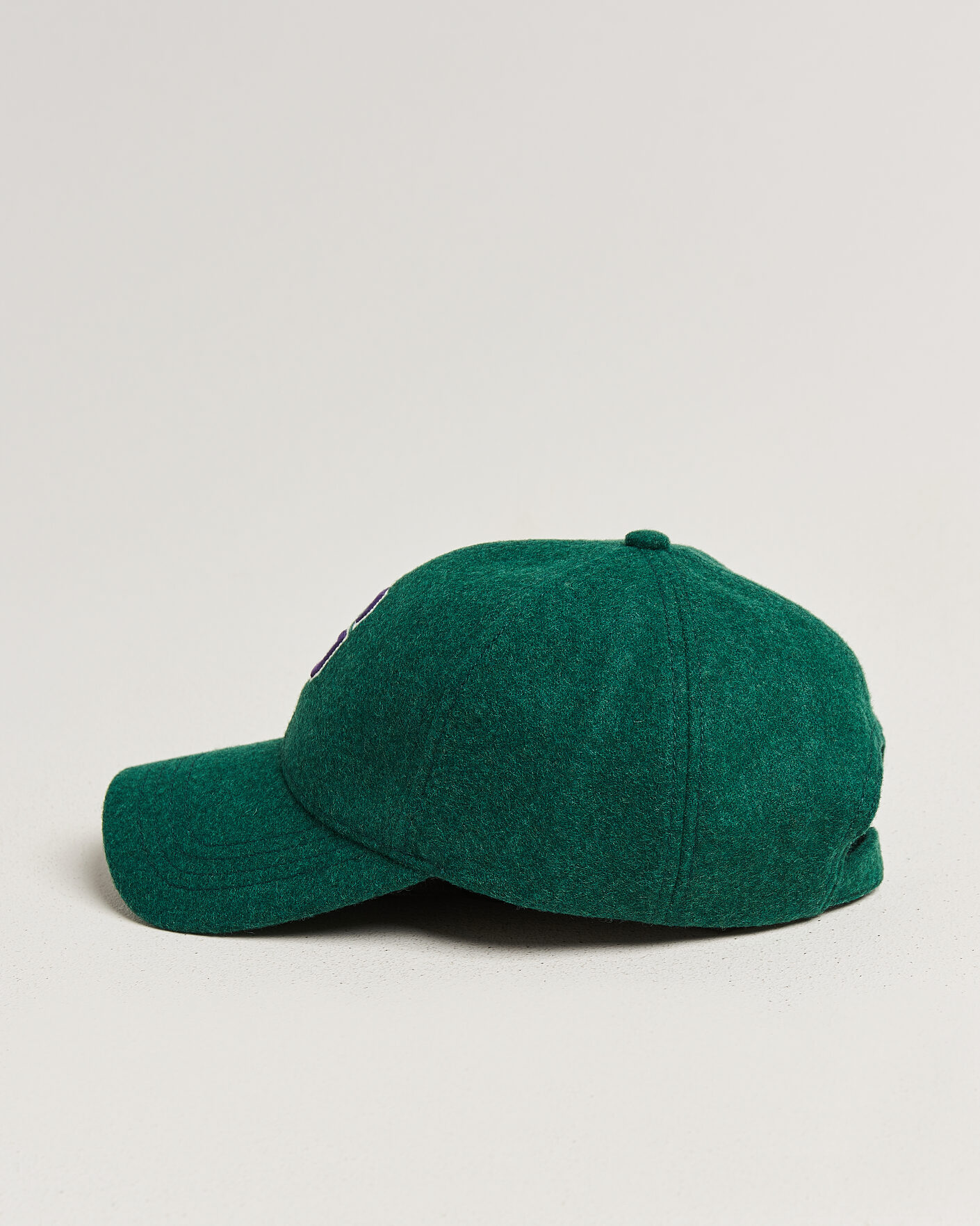 Men | Hats & Caps | Gant | G Badge Wool Melton Cap Dark Emerald