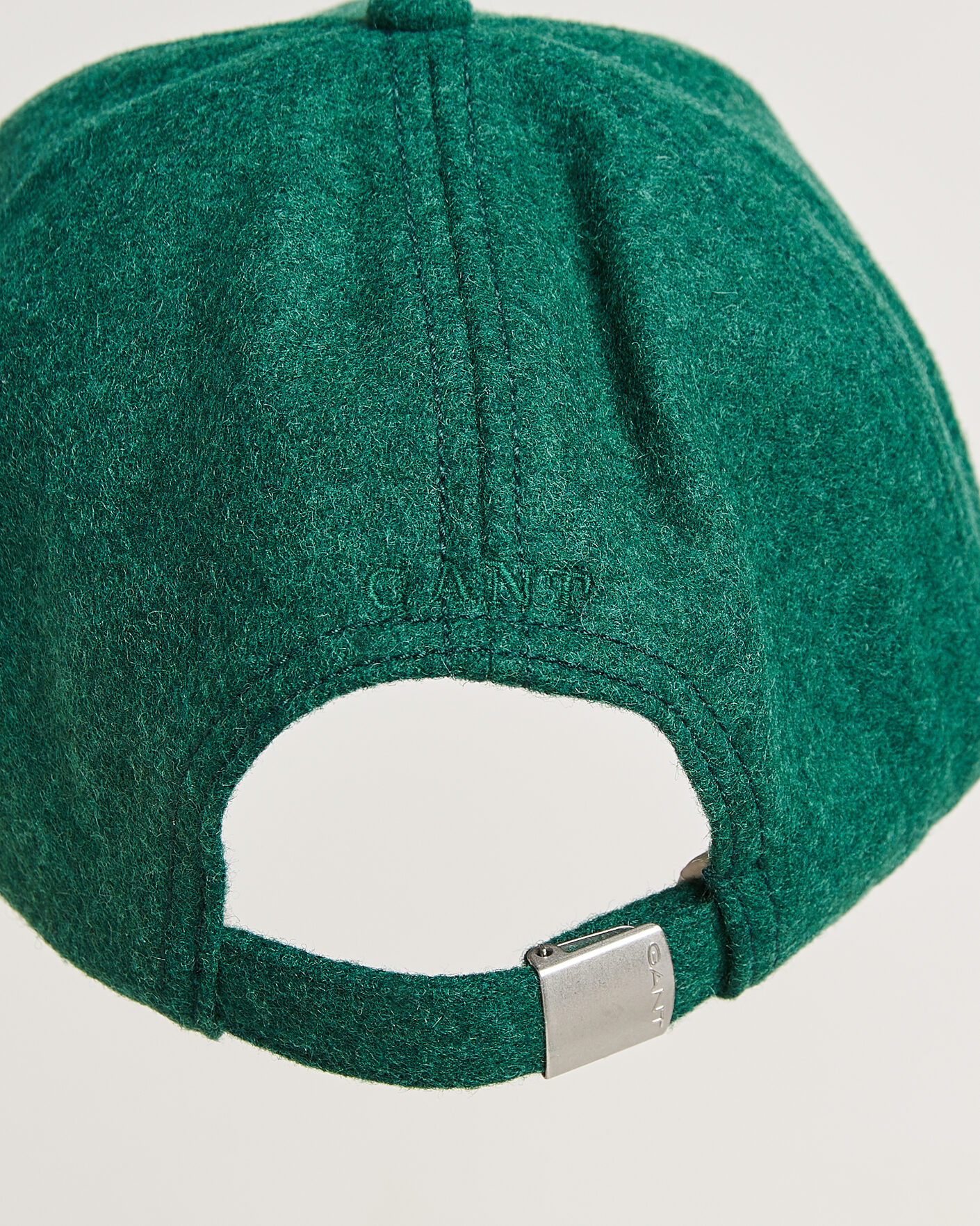 Men | Hats & Caps | Gant | G Badge Wool Melton Cap Dark Emerald