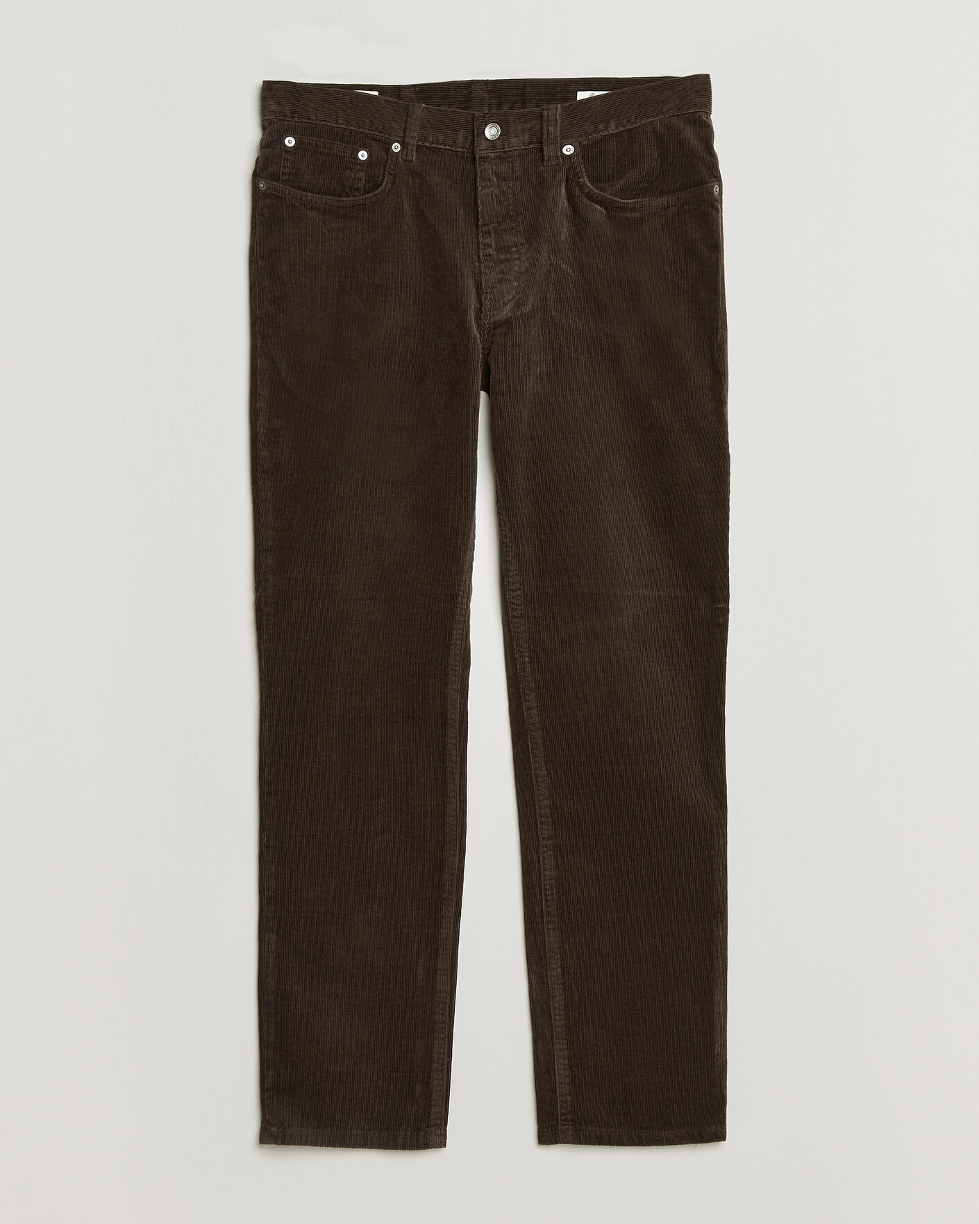Men | Trousers | Gant | Regular Fit Corduroy 5-Pocket Pants Black Brown