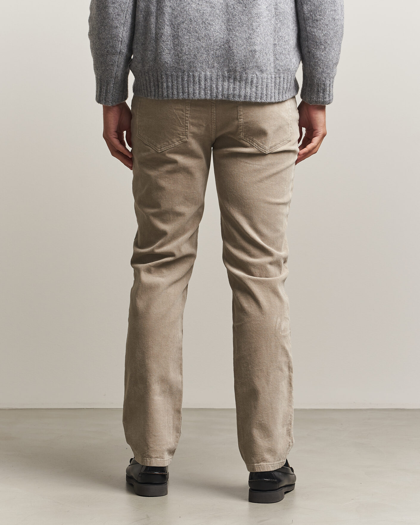 Men | Trousers | Gant | Regular Fit Corduroy 5-Pocket Pants Mist Taupe