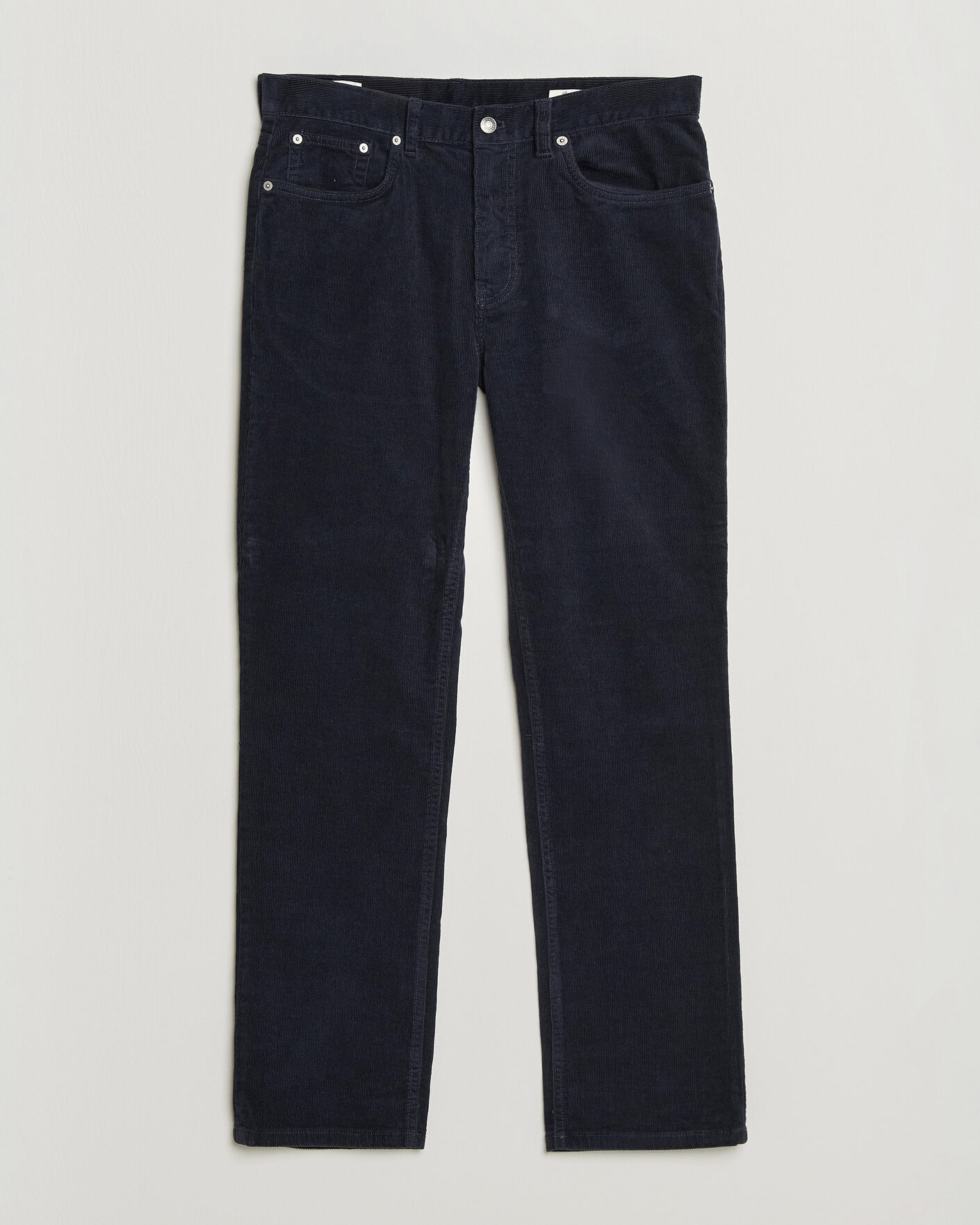 Men | Trousers | Gant | Regular Fit Corduroy 5-Pocket Pants Evening Blue