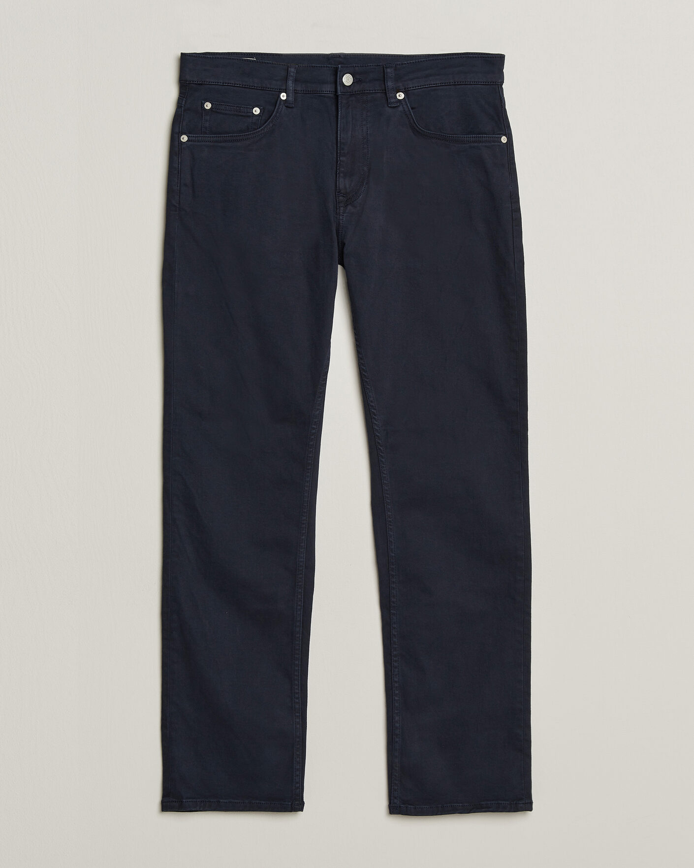 Men | Trousers | Gant | Regular Fit Moleskin 5-Pocket Pants Evening Blue