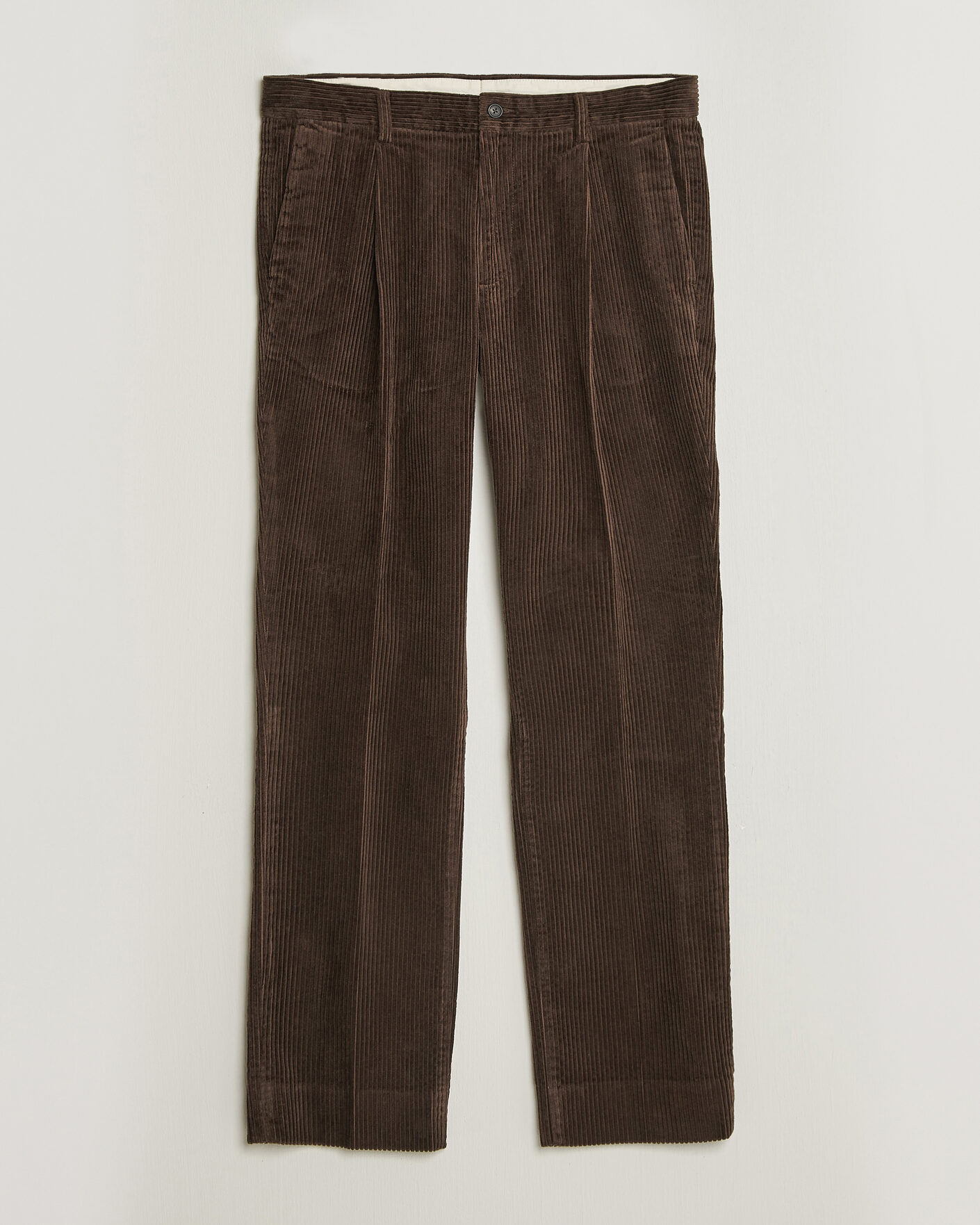 Men | Trousers | Gant | Corduroy Trousers Black Brown