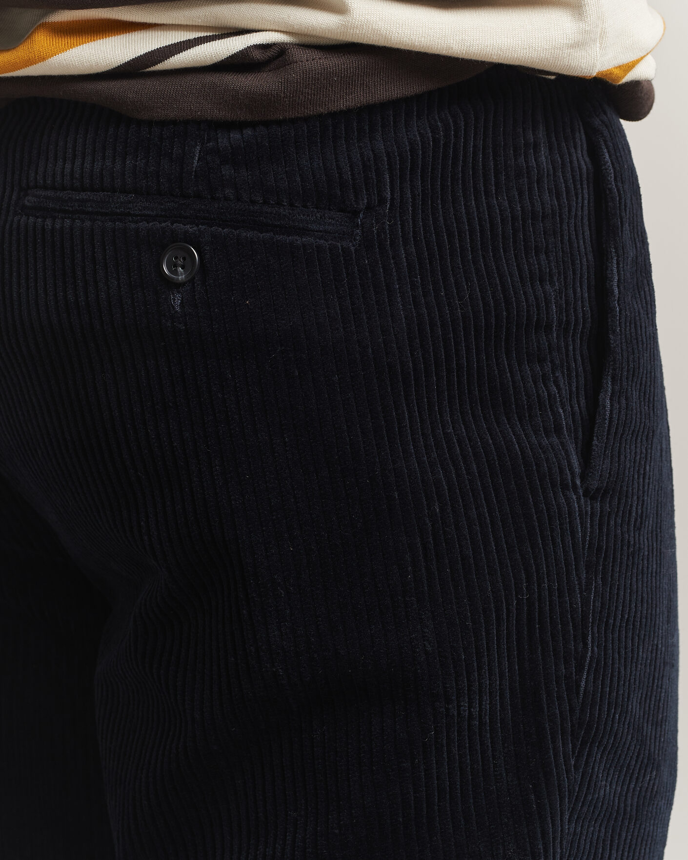 Men | Trousers | Gant | Corduroy Trousers Evening Blue