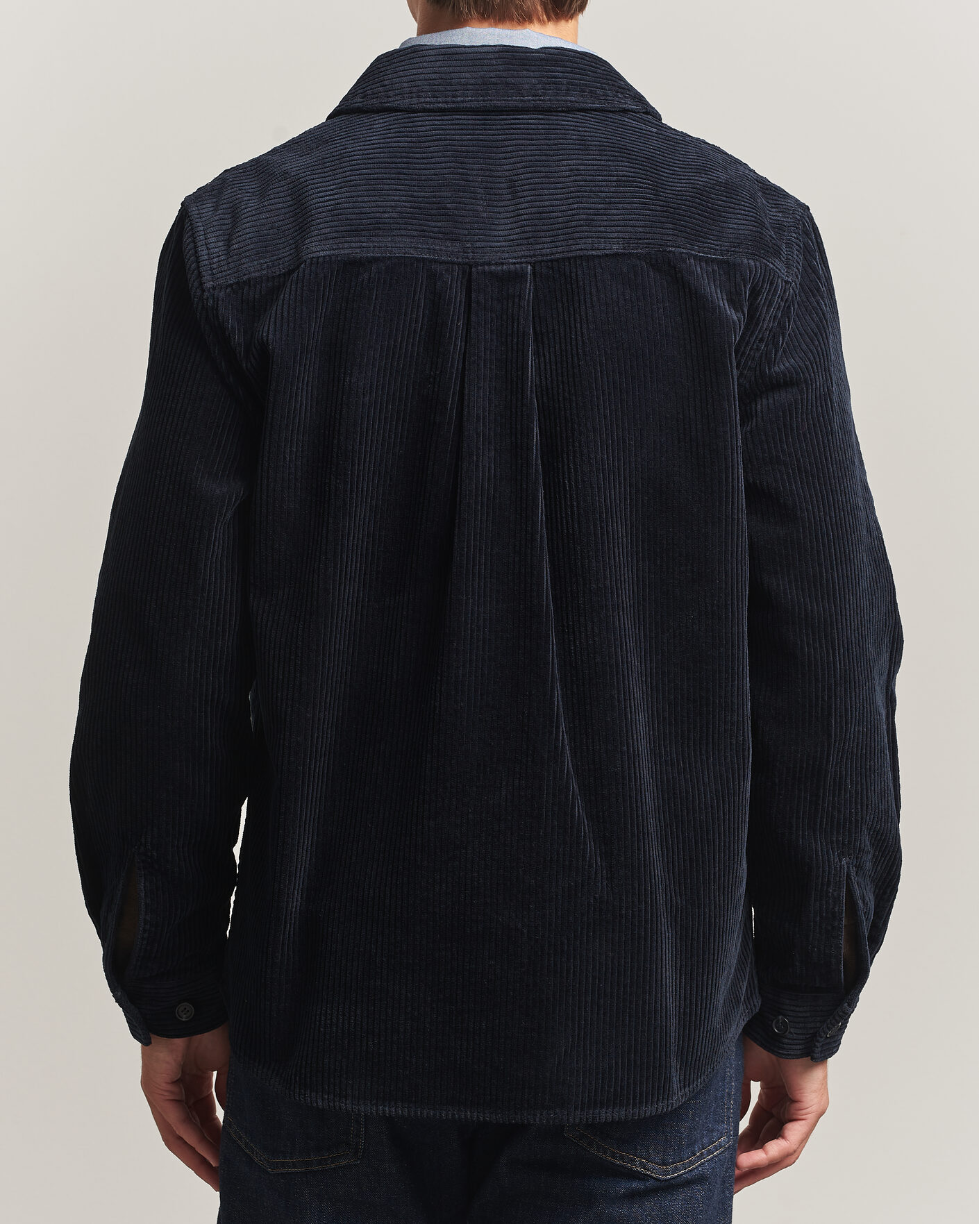 Men | Shirts | Gant | Regular Fit Corduroy Overshirt Evening Blue