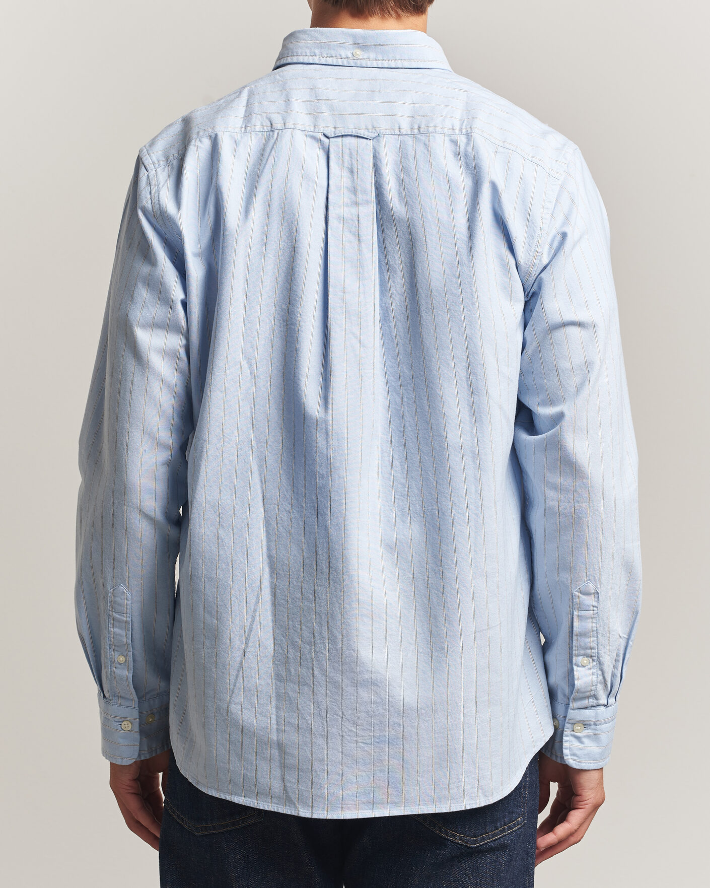 Men | Shirts | Gant | Regular Fit Archive Oxford Striped Shirt Clear Sky