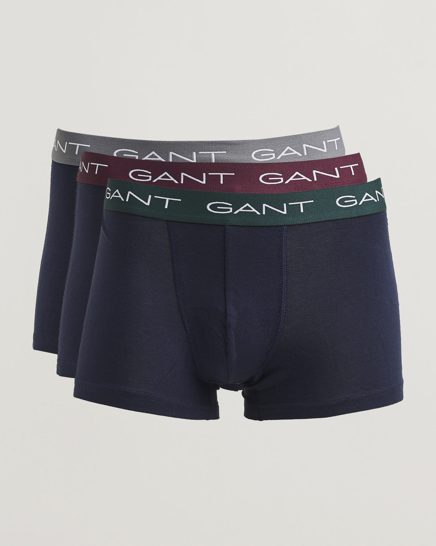 Men | Underwear & Socks | Gant | 3-Pack Trunk Evening Blue