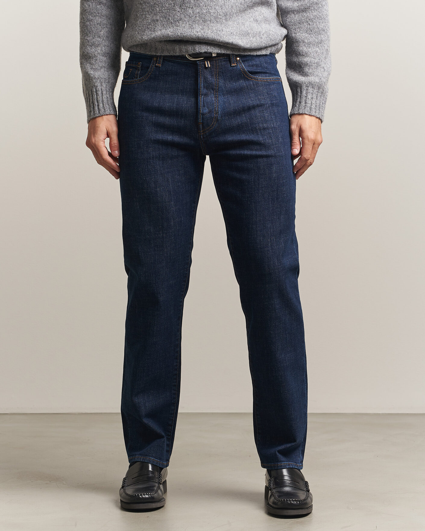 Men | Jeans | Jacob Cohën | Edos Regular Straight Fit Jeans Dark Blue
