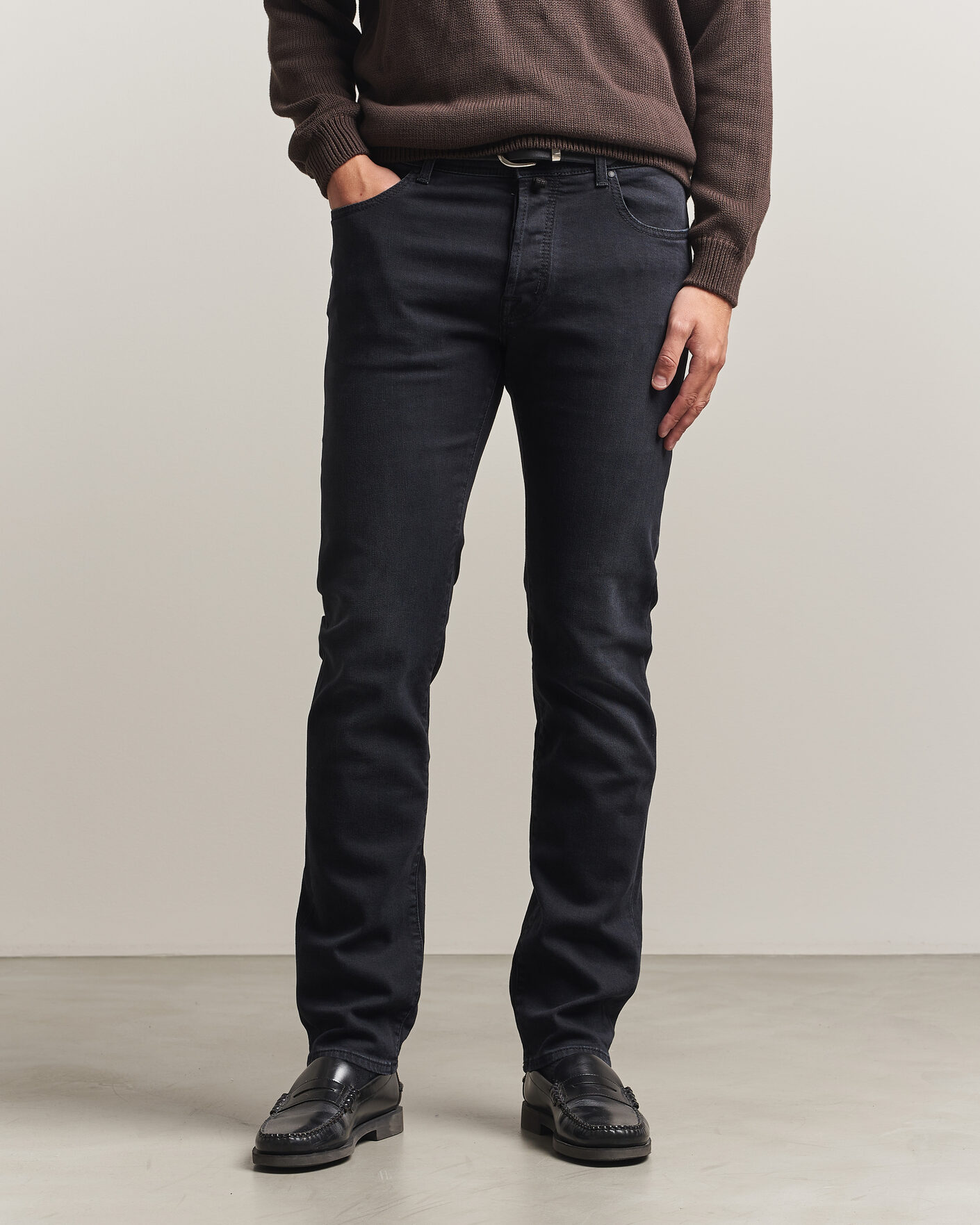 Men | Jeans | Jacob Cohën | Bard Slim Fit Stretch Jeans Washed Black