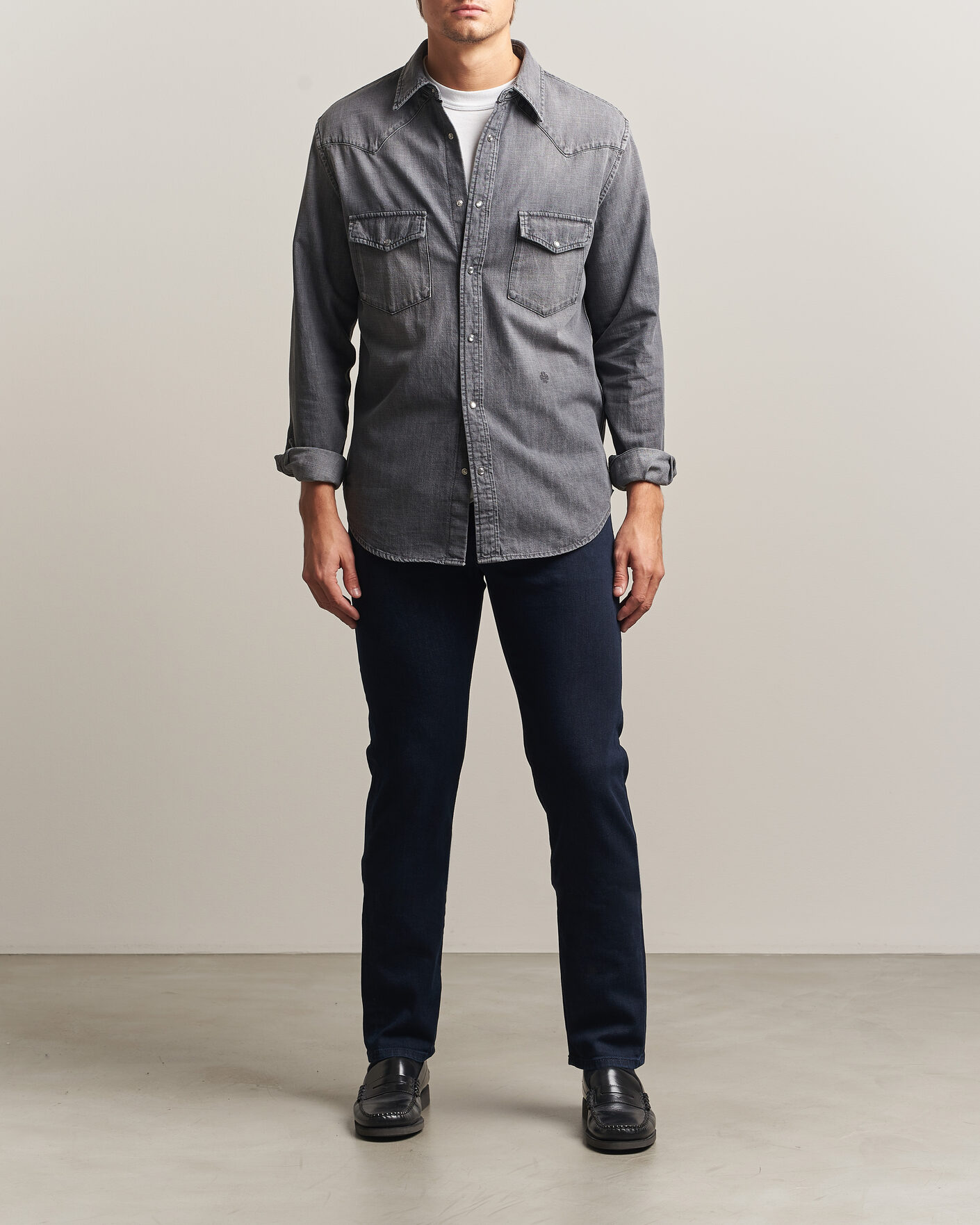 Men | Jeans | Jacob Cohën | Bard Slim Fit Stretch Jeans Overdyed Blue
