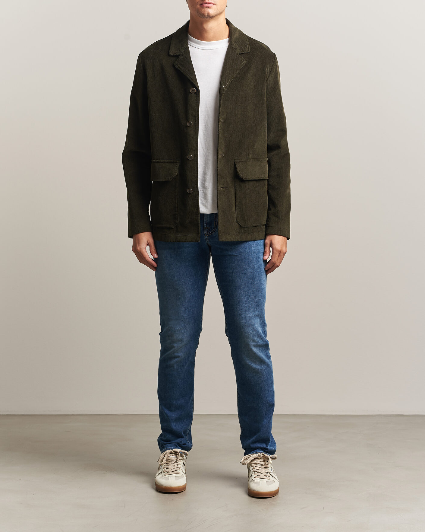 Men | Jeans | Jacob Cohën | Bard Fast Slim Fit Stretch Jeans Mid Blue