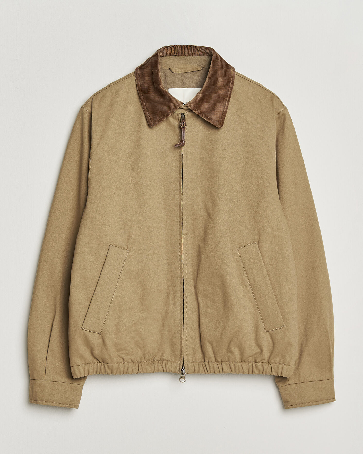 Men | Coats & Jackets | Gant | Moleskin Harrington Jacket Light Taupe