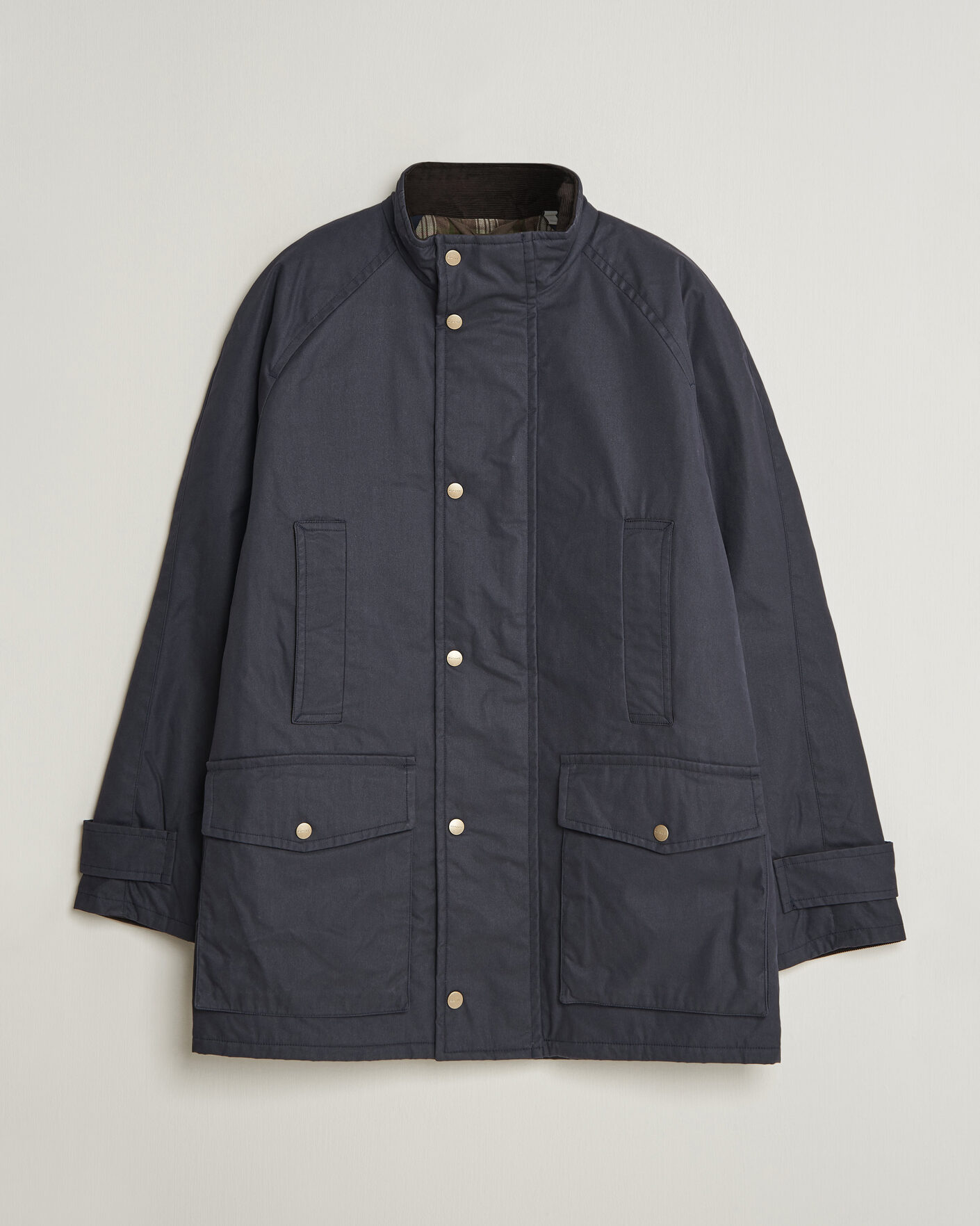 Men | Coats & Jackets | Gant | Waxed Double Decker Jacket Evening Blue