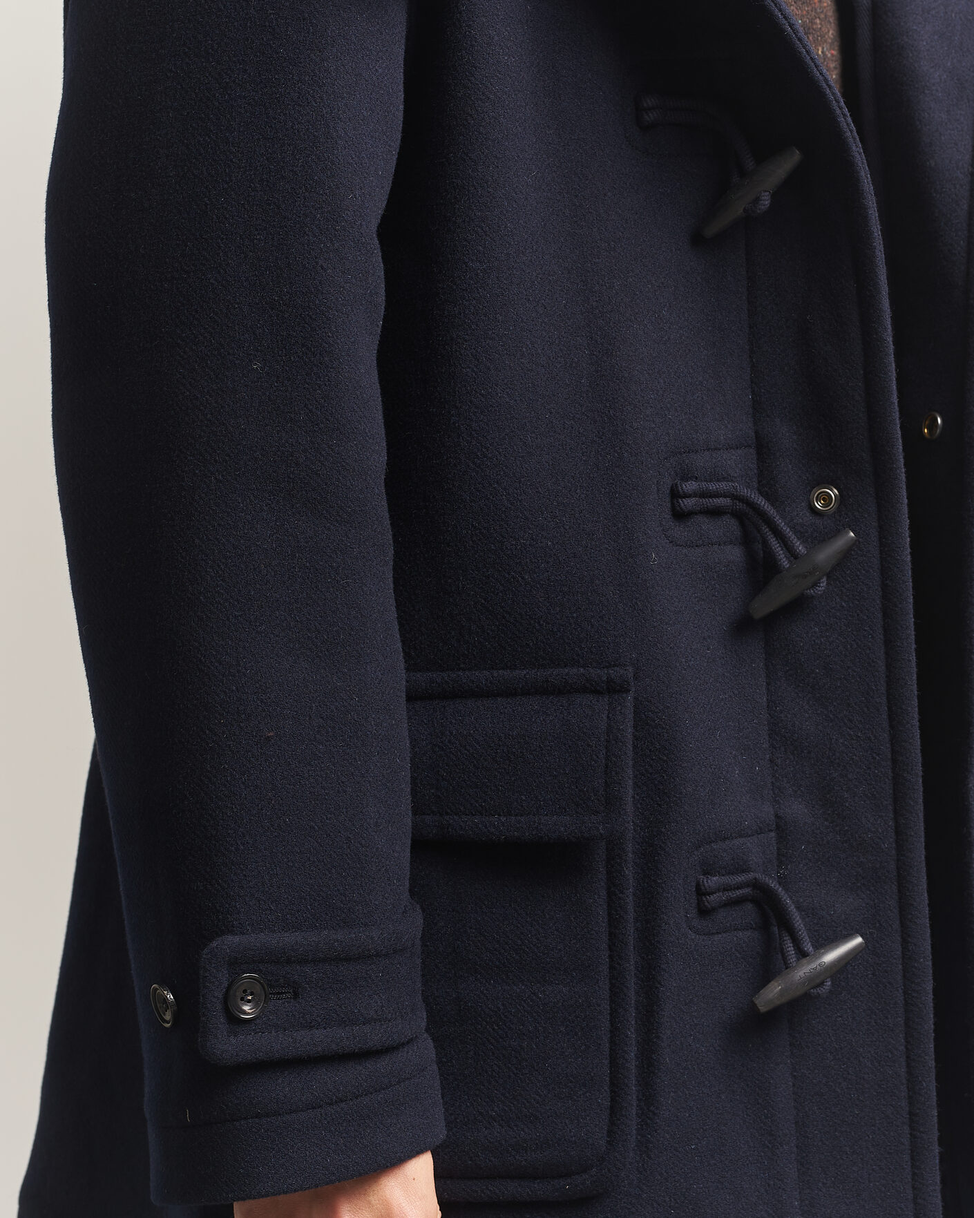Men | Coats & Jackets | Gant | Classic Wool Duffle Coat Evening Blue