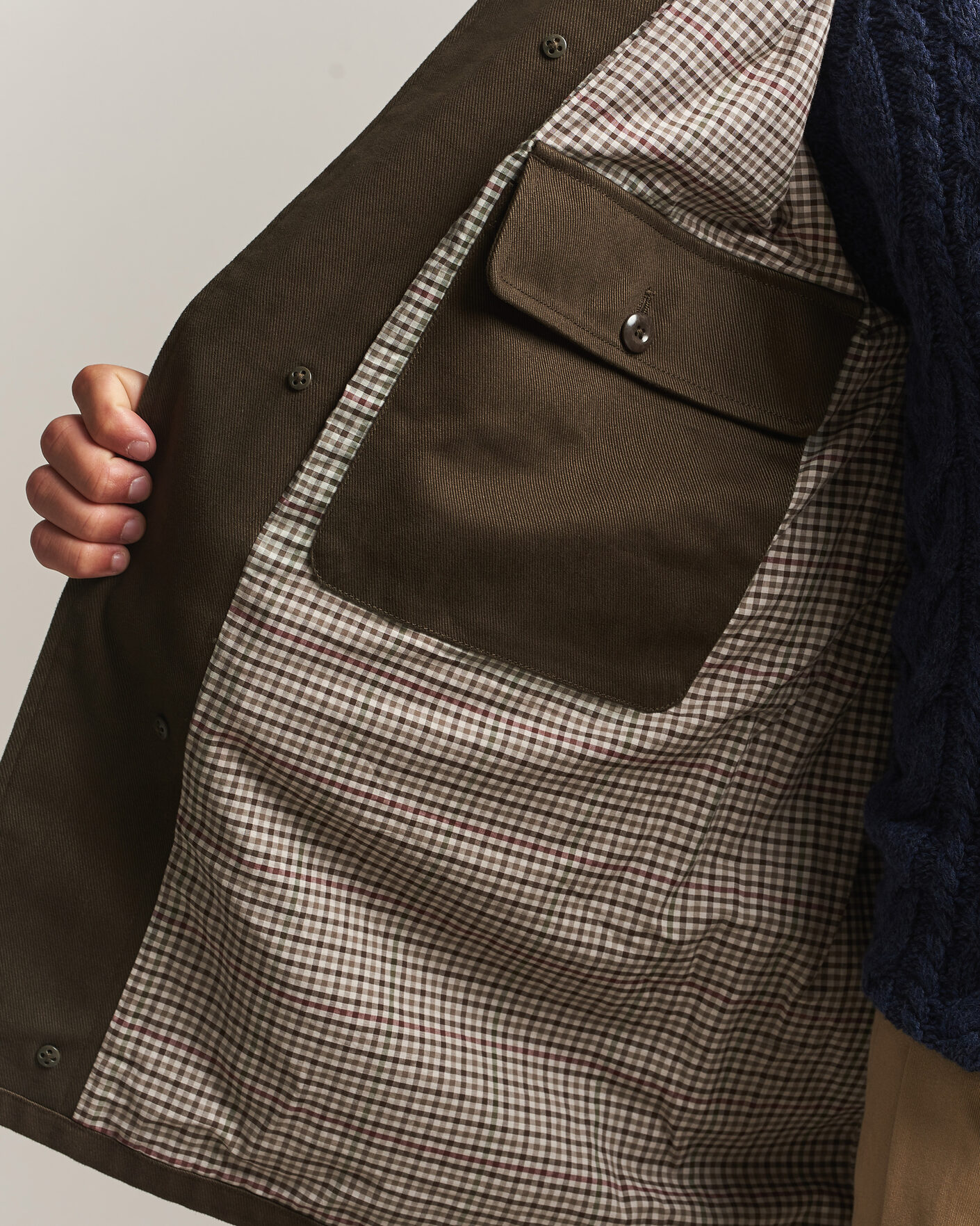 Men | Coats & Jackets | Gant | Moleskin Decker Jacket Dark Moss Green