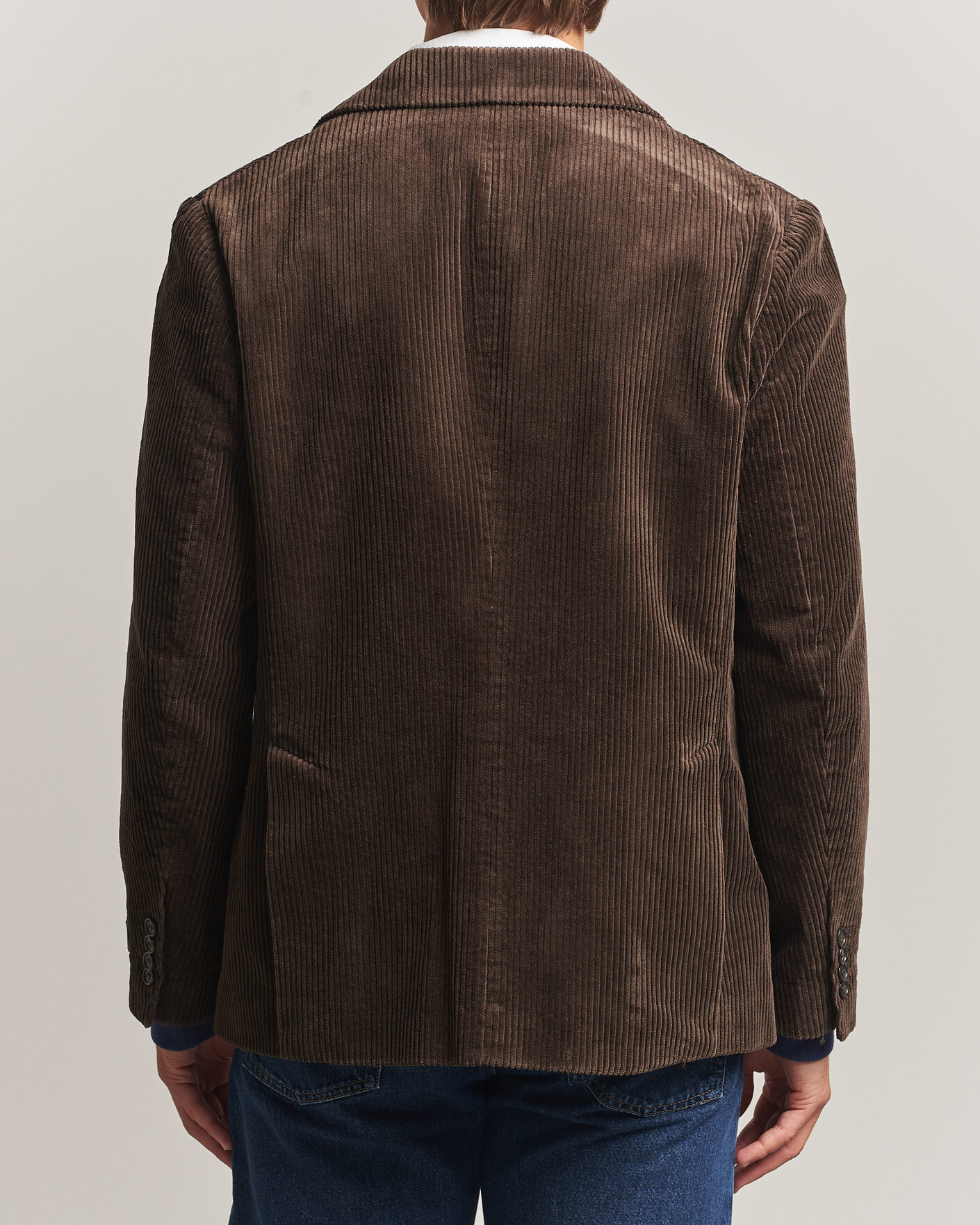 Men | Blazers | Gant | Corduroy Blazer Black Brown