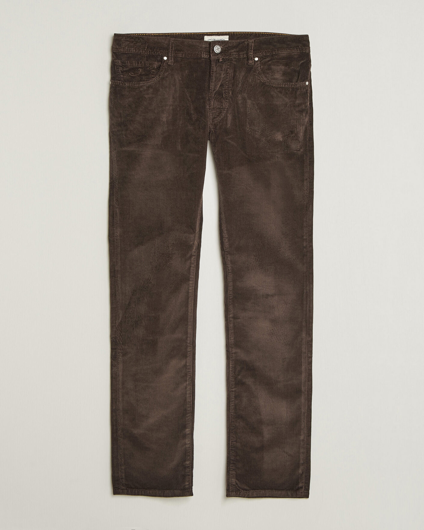 Men | Trousers | Jacob Cohën | Bard 5-Pocket Medium Corduroy Trousers Brown