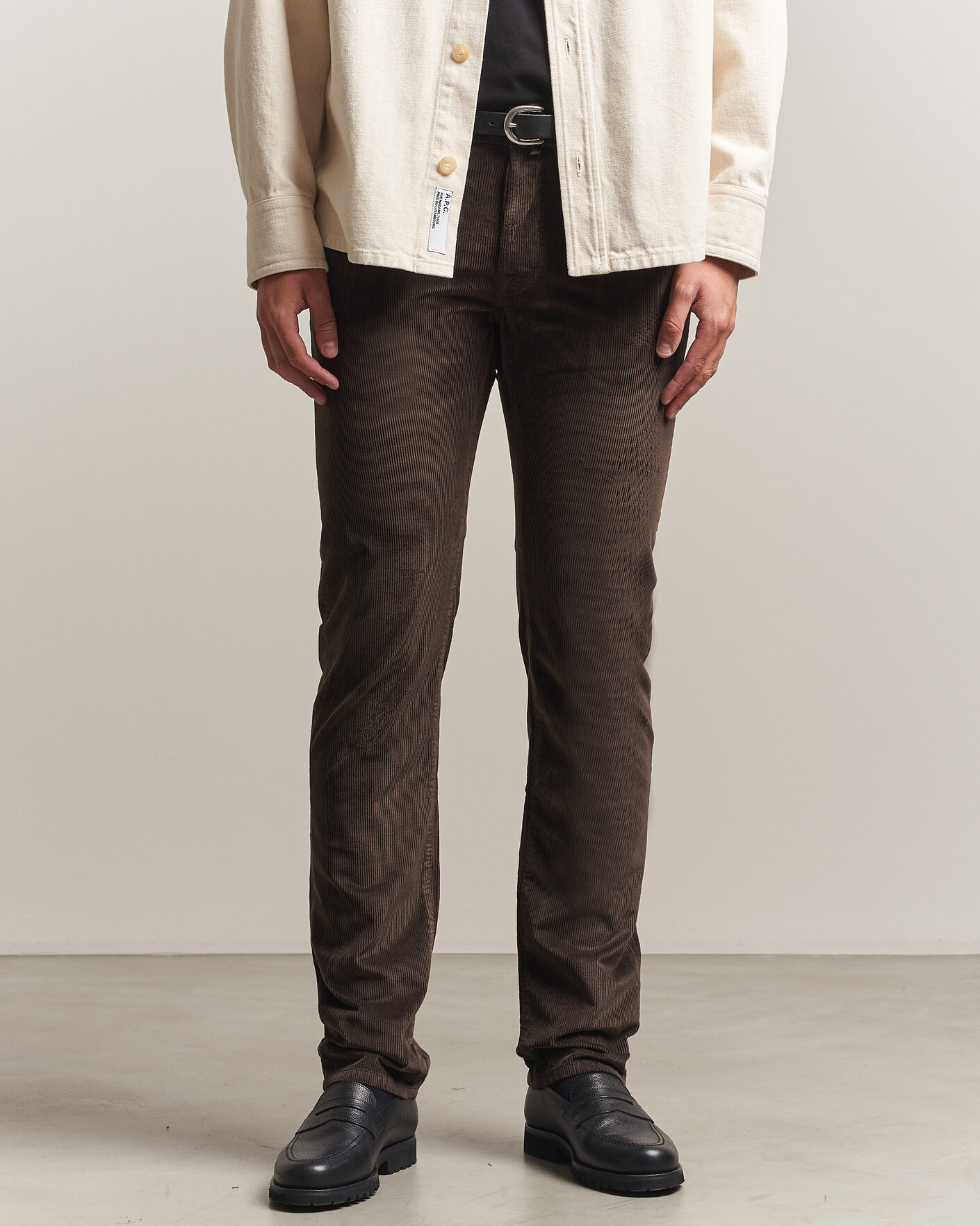 Men | Trousers | Jacob Cohën | Bard 5-Pocket Medium Corduroy Trousers Brown