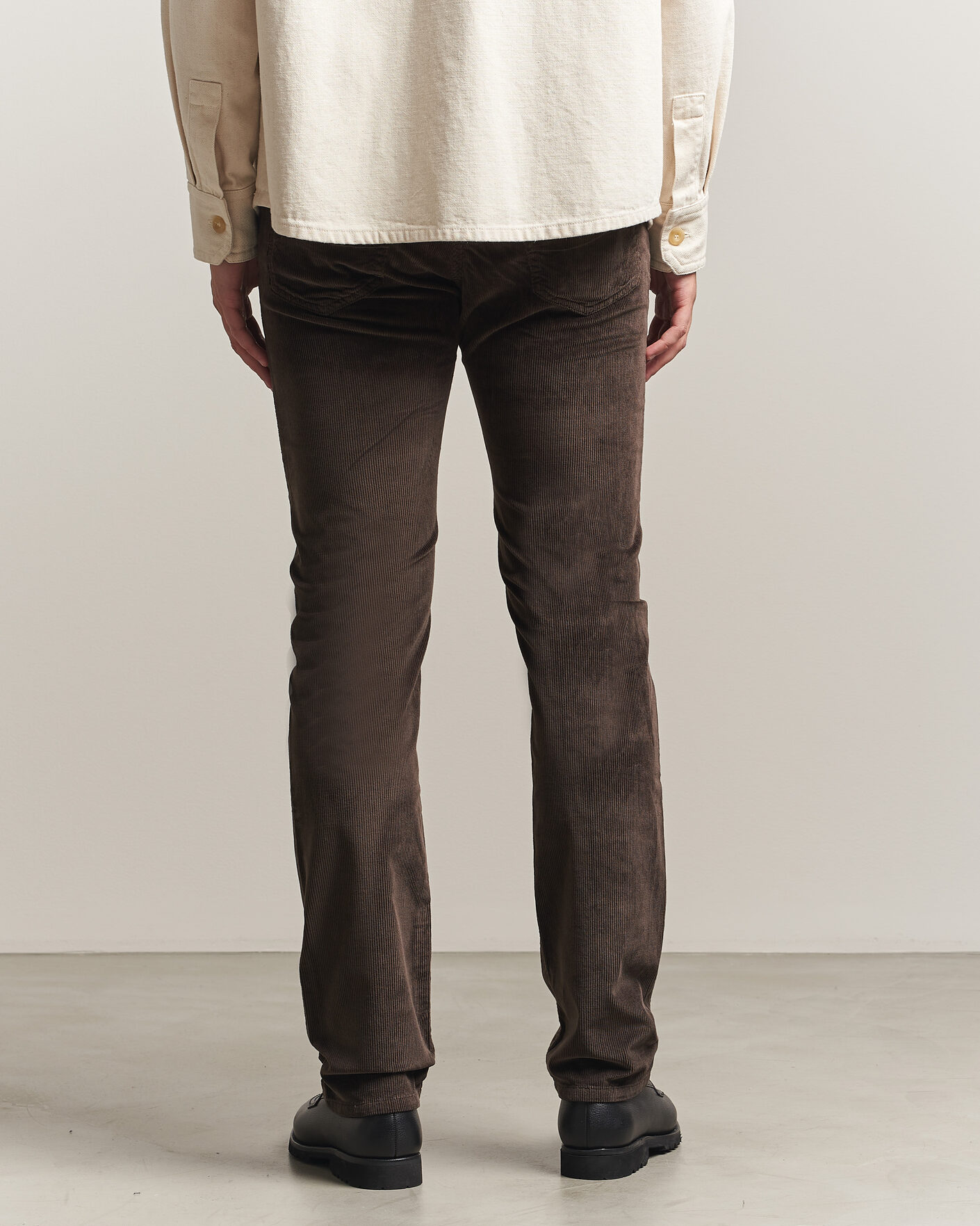 Men | Trousers | Jacob Cohën | Bard 5-Pocket Medium Corduroy Trousers Brown