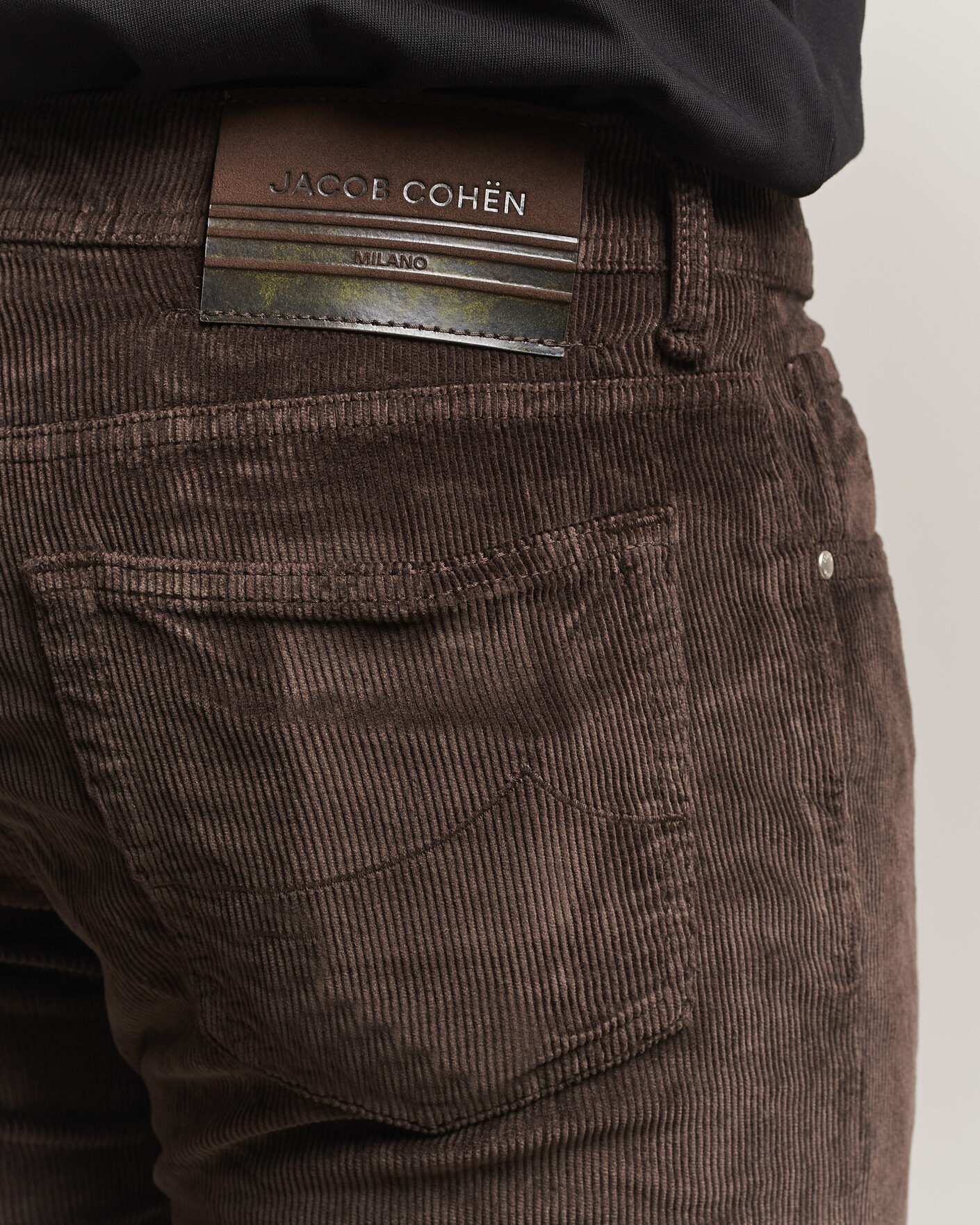 Men | Trousers | Jacob Cohën | Bard 5-Pocket Medium Corduroy Trousers Brown