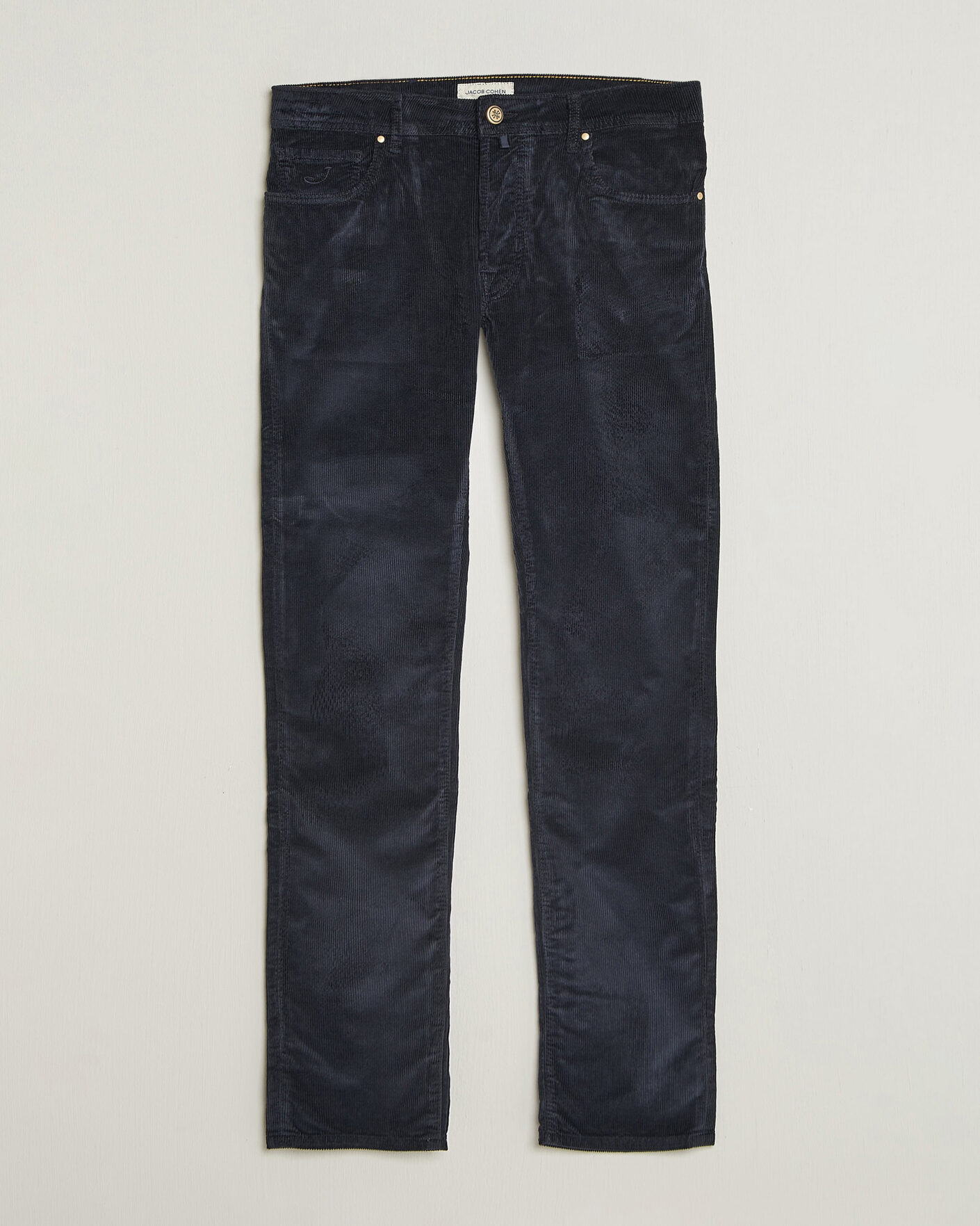 Men | Trousers | Jacob Cohën | Bard 5-Pocket Medium Corduroy Trousers Navy