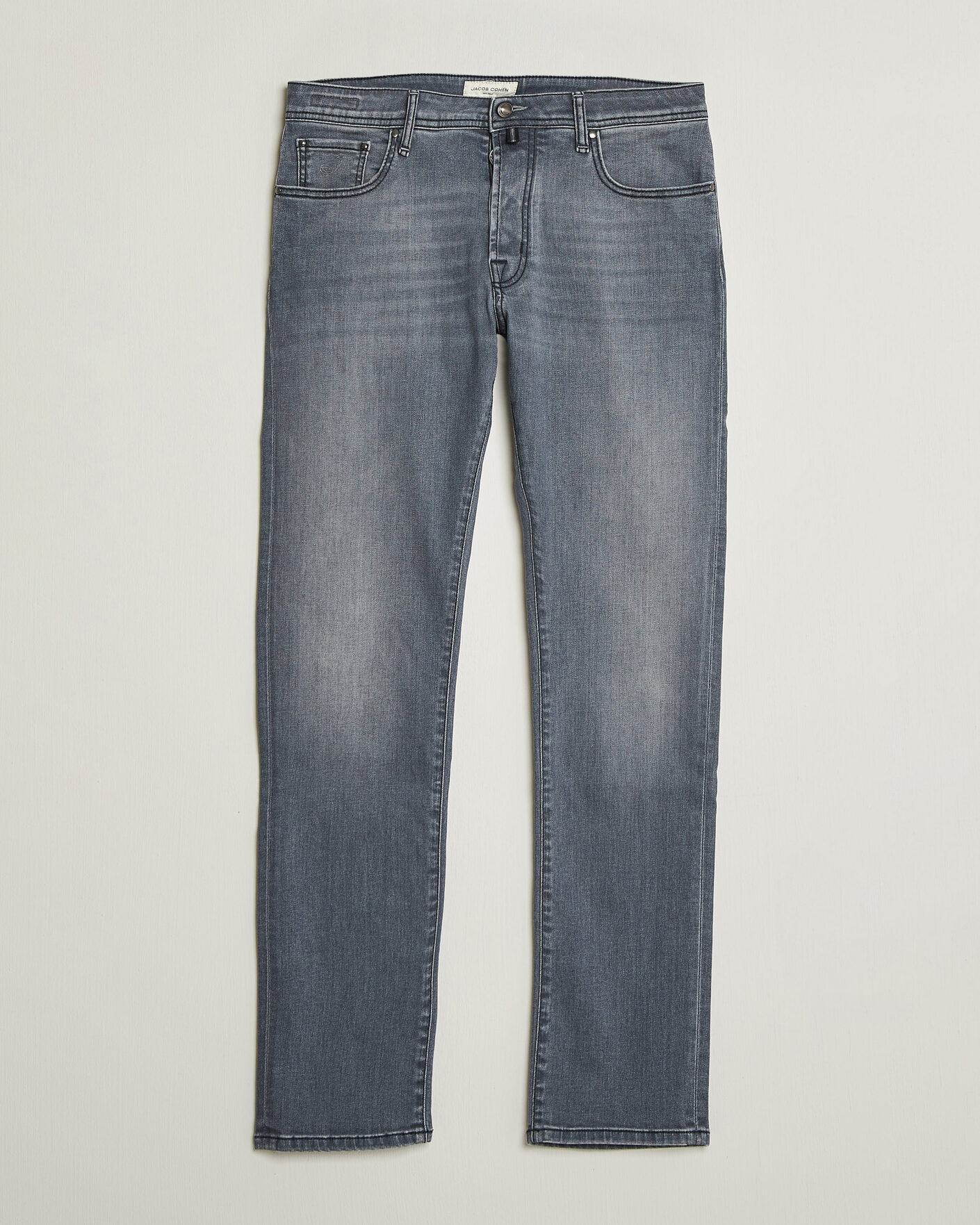 Men | Jeans | Jacob Cohën | Bard Slim Fit Stretch Jeans Light Grey