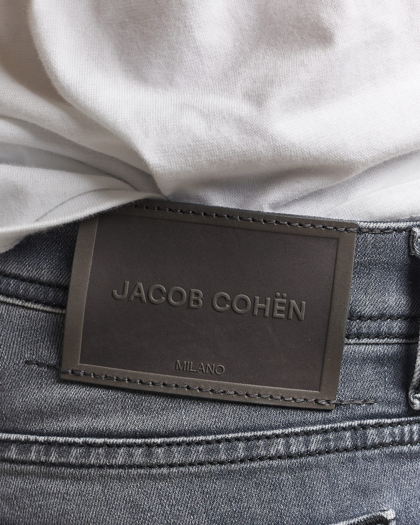 Men | Jeans | Jacob Cohën | Bard Slim Fit Stretch Jeans Light Grey