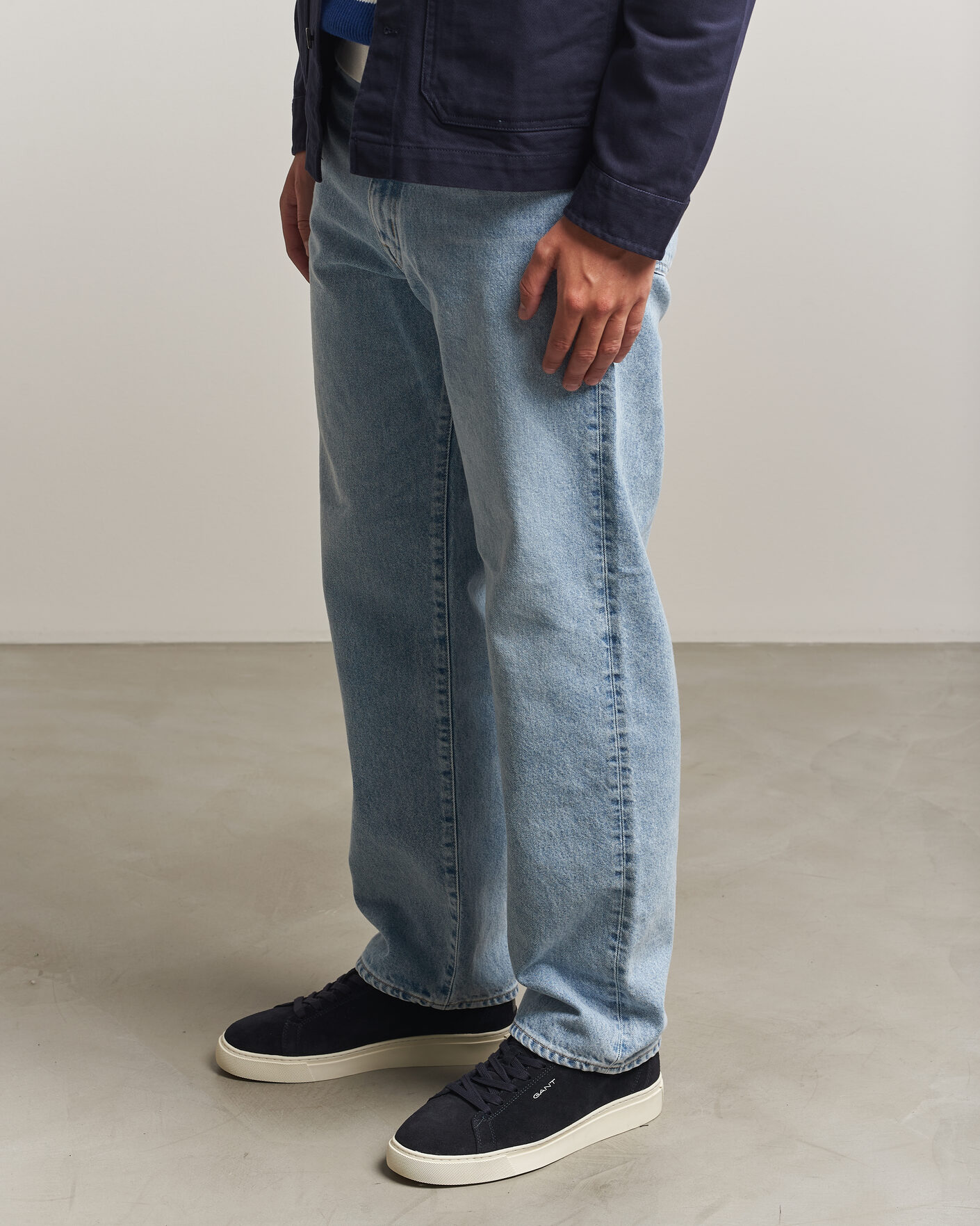 Men | Sneakers | Gant | Mc Julien Suede Sneaker Dark Blue