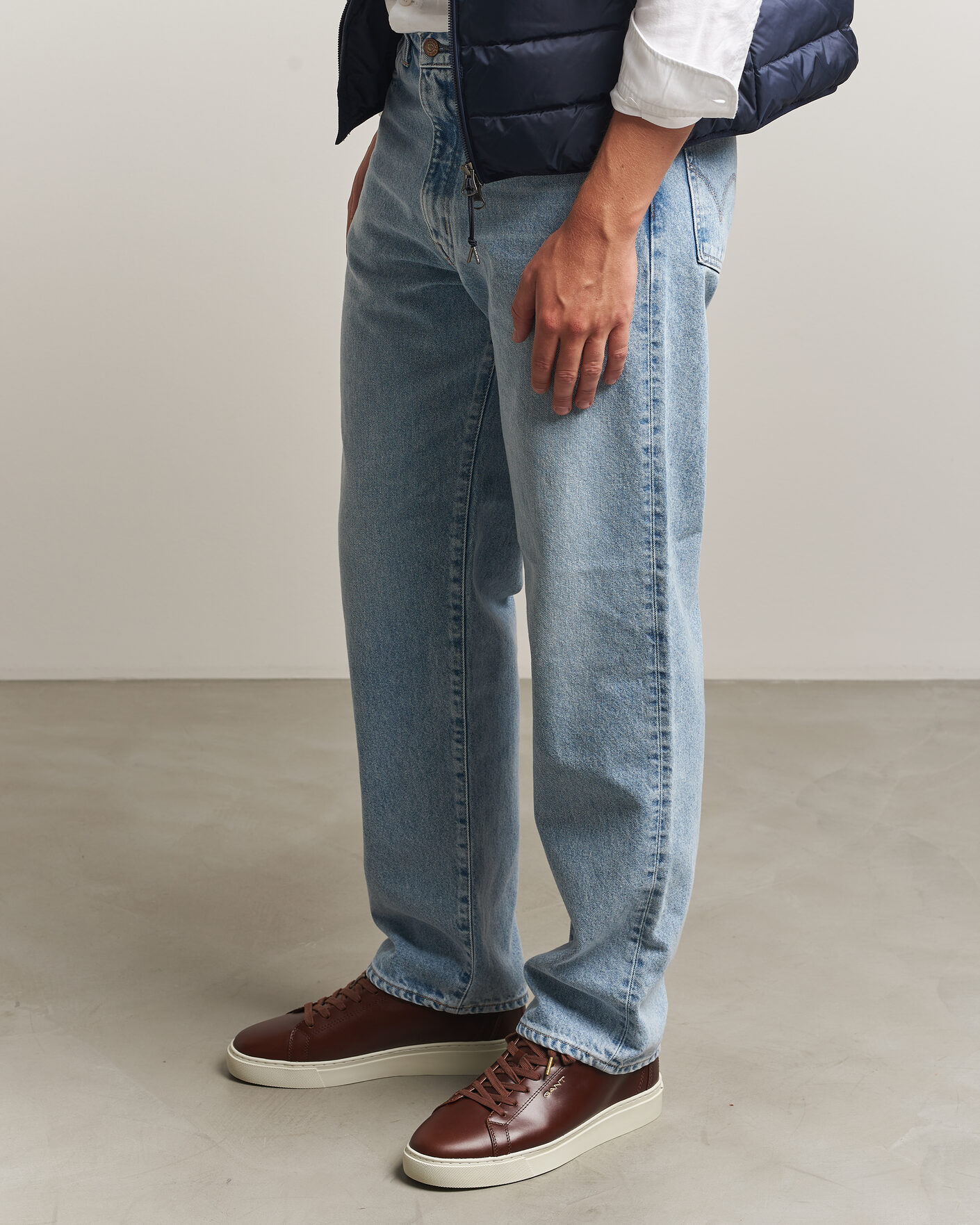 Men | Sneakers | Gant | Mc Julien Leather Sneaker Cognac