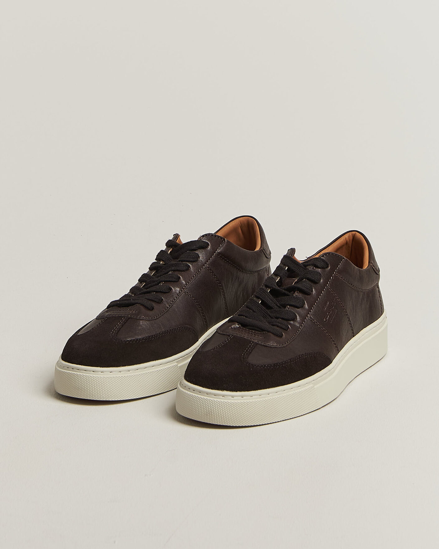 Men | Sneakers | Gant | Mc Julien Leather/Suede Sneaker Dark Brown
