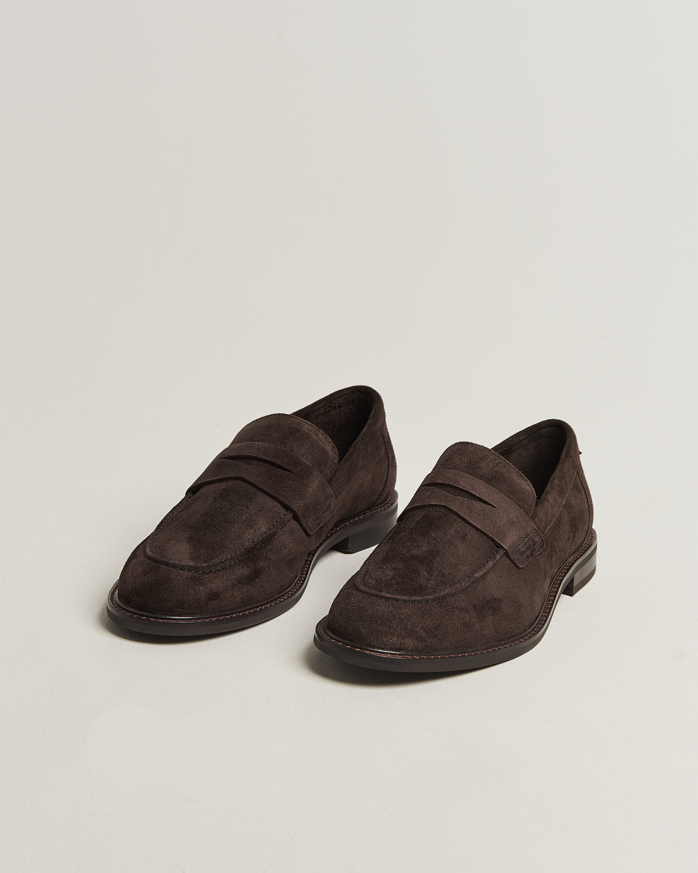 Men | Loafers | Gant | Lozham Suede Loafer Dark Brown