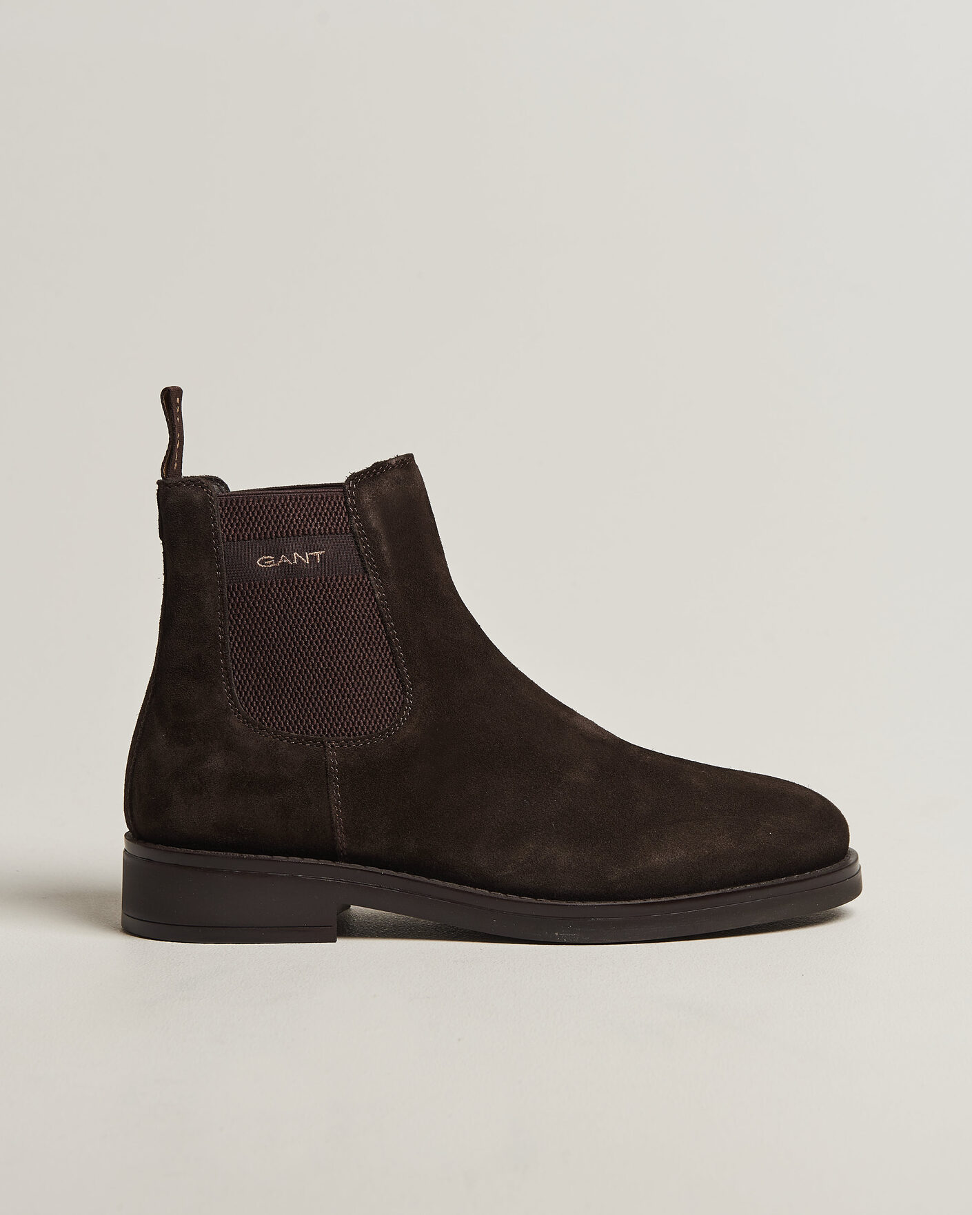Men | Boots | Gant | Prepdale Suede Chelsea Boot Espresso Brown