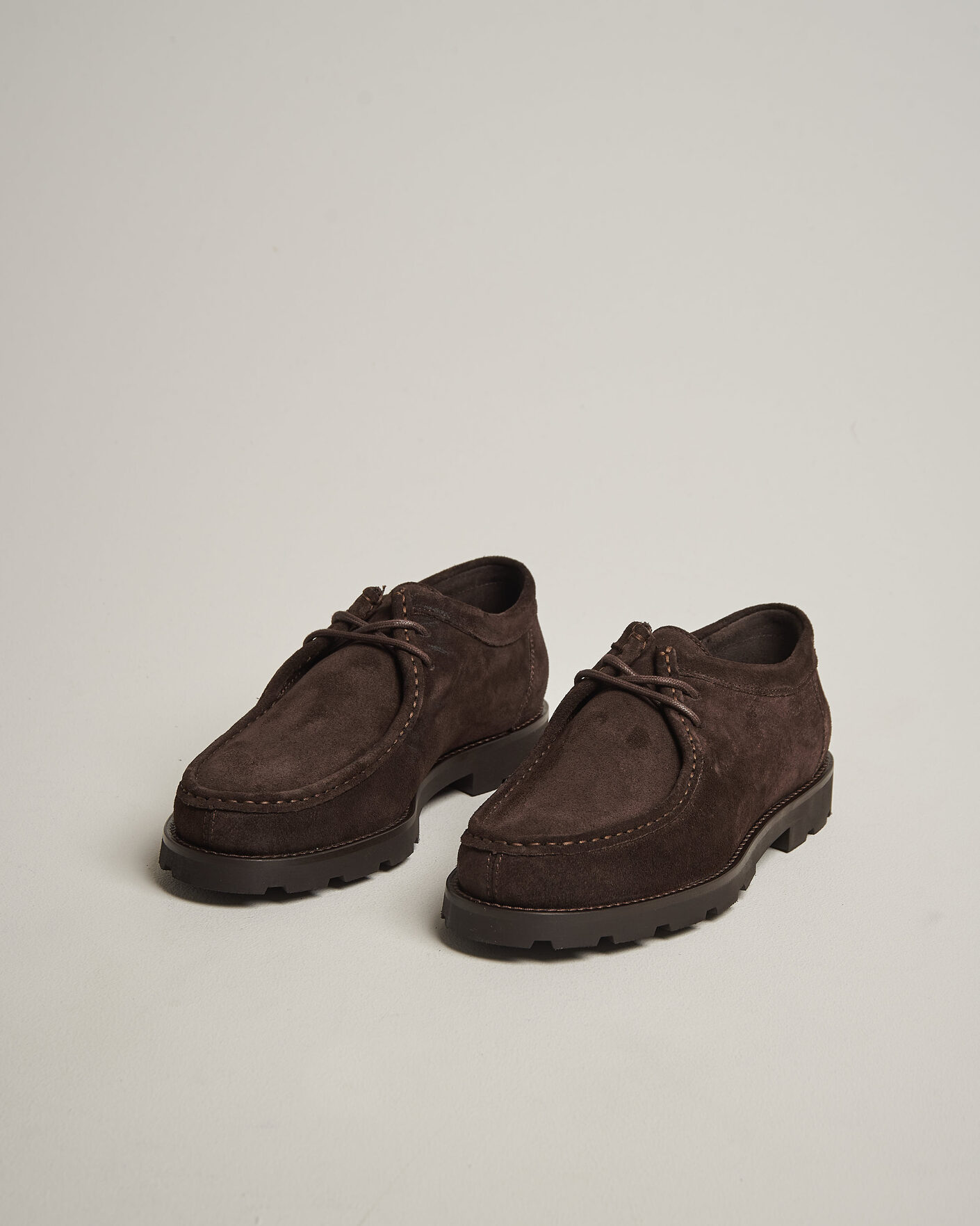 Men | Derby Shoes | Gant | Tratton Suede Derby Espresso Brown