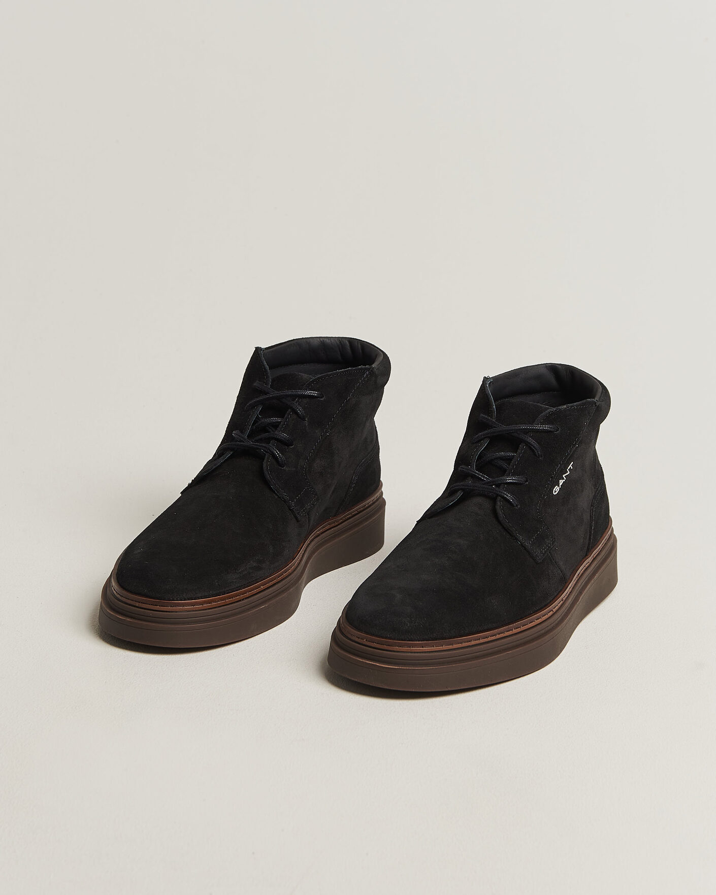 Men | Boots | Gant | Kinzoon Suede Chukka Boot Black