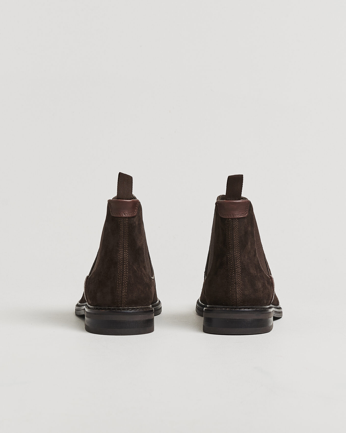 Men | Boots | Gant | Bidford Suede Chelsea Boot Dark Brown