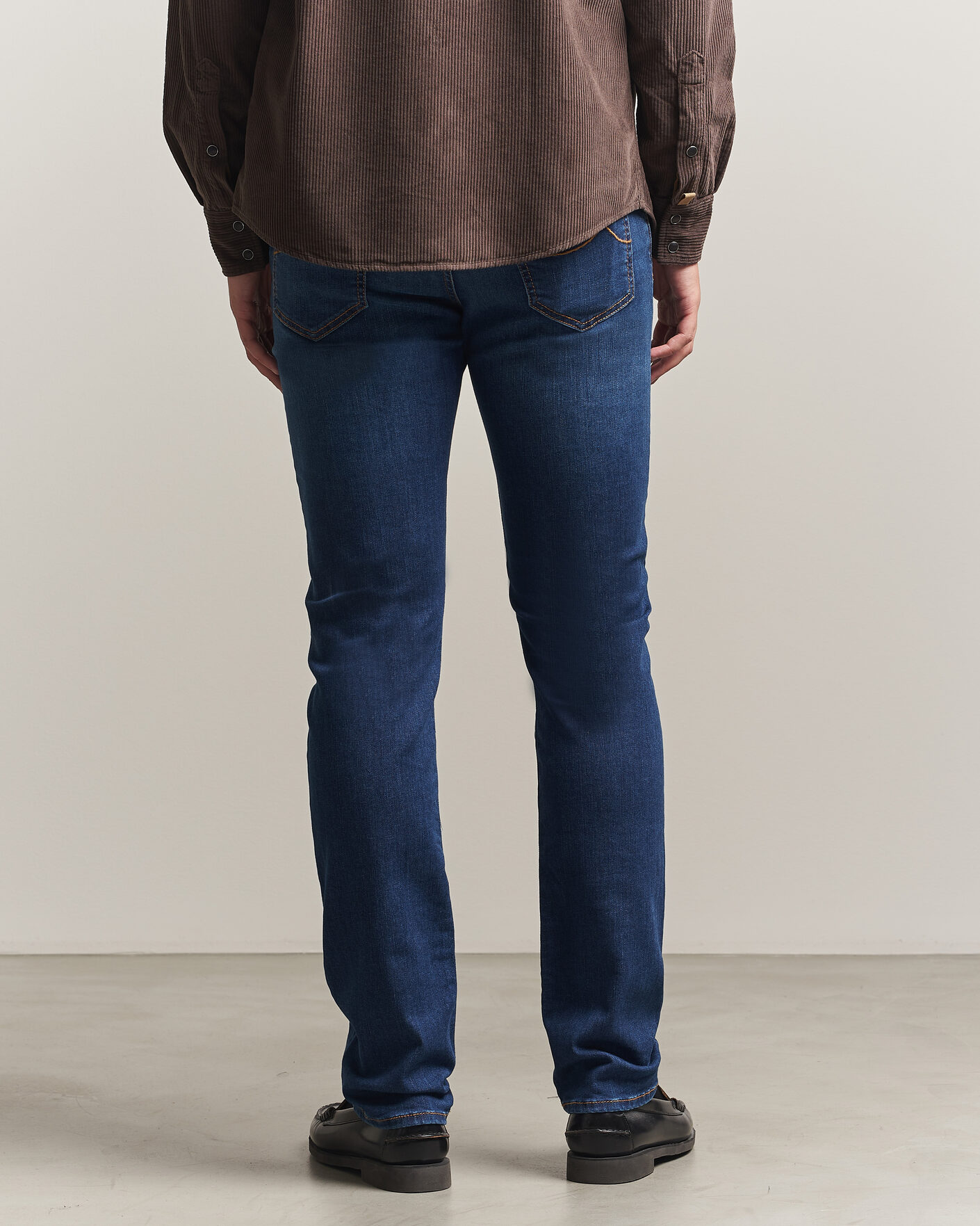 Men | Jeans | Jacob Cohën | Bard Slim Fit Vintage Wash Stretch Jeans Mid Blue