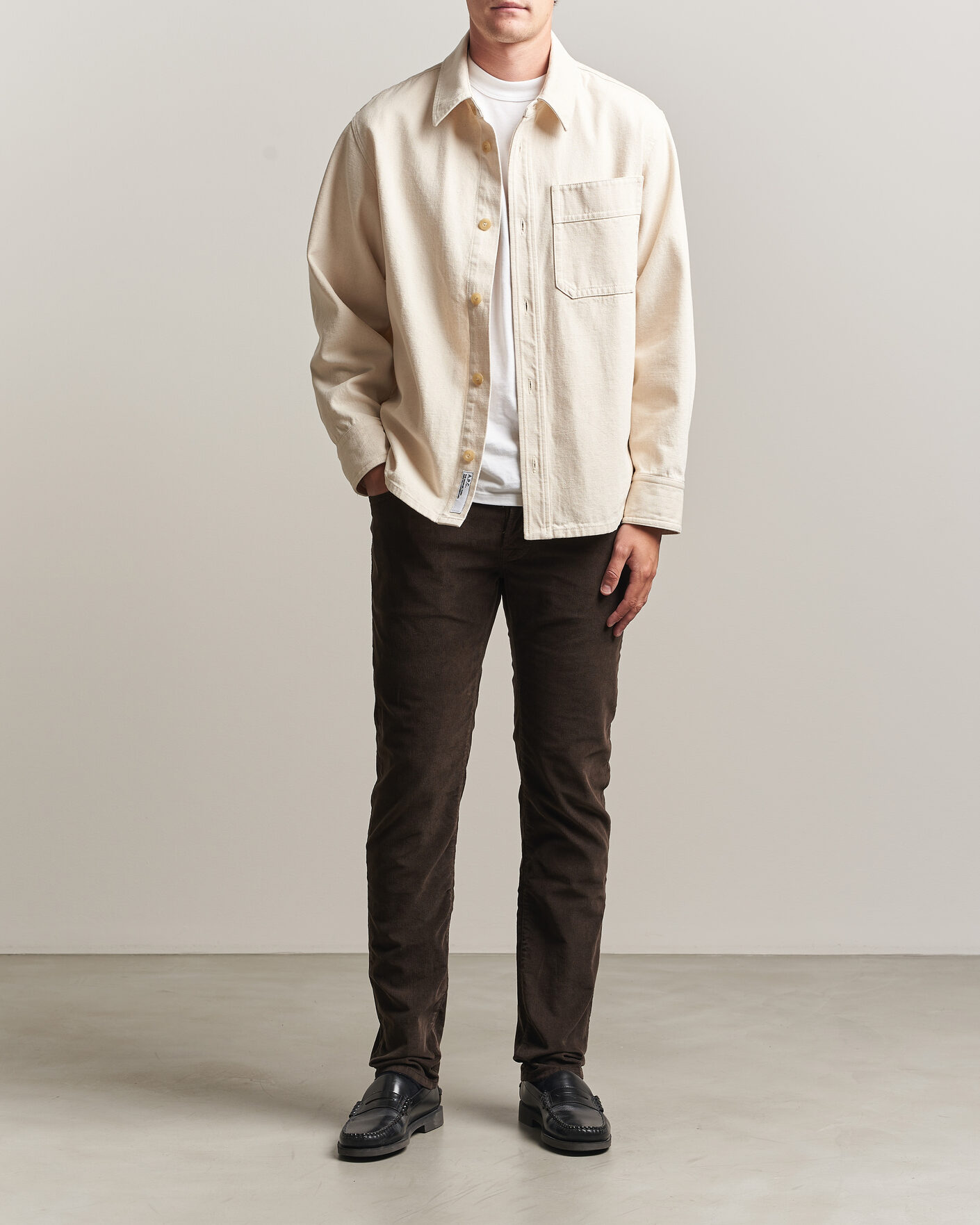 Men | Trousers | Jacob Cohën | Nick Slim Fit Cotton Trousers Brown