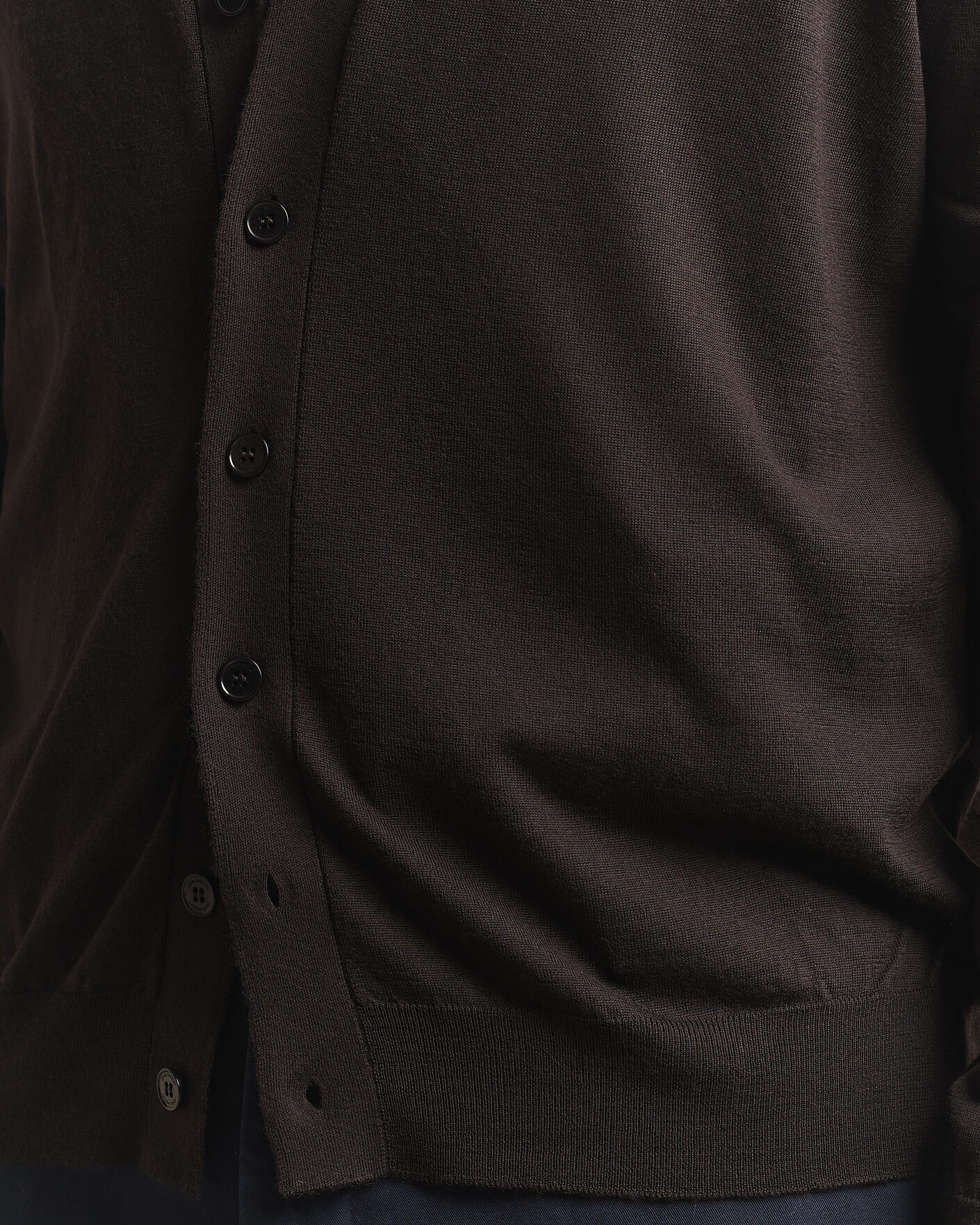 Men | Sweaters & Knitwear | John Smedley | Bradrick Extra Fine Merino Cardigan Faulkner Brown