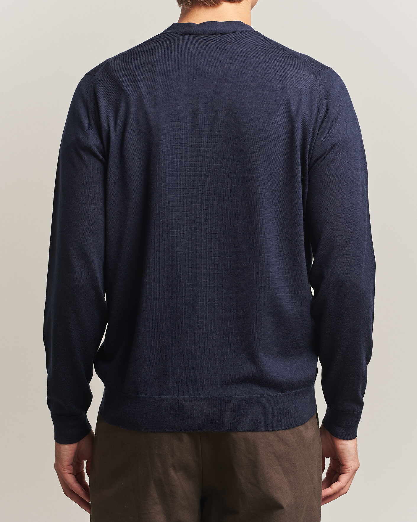 Men | Sweaters & Knitwear | John Smedley | Bradrick Extra Fine Merino Cardigan Midnight
