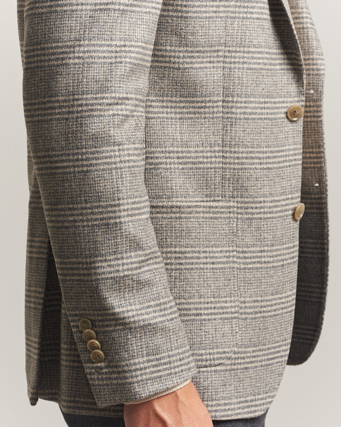 Men | Blazers | Morris | Soft Glencheck Blazer Brown