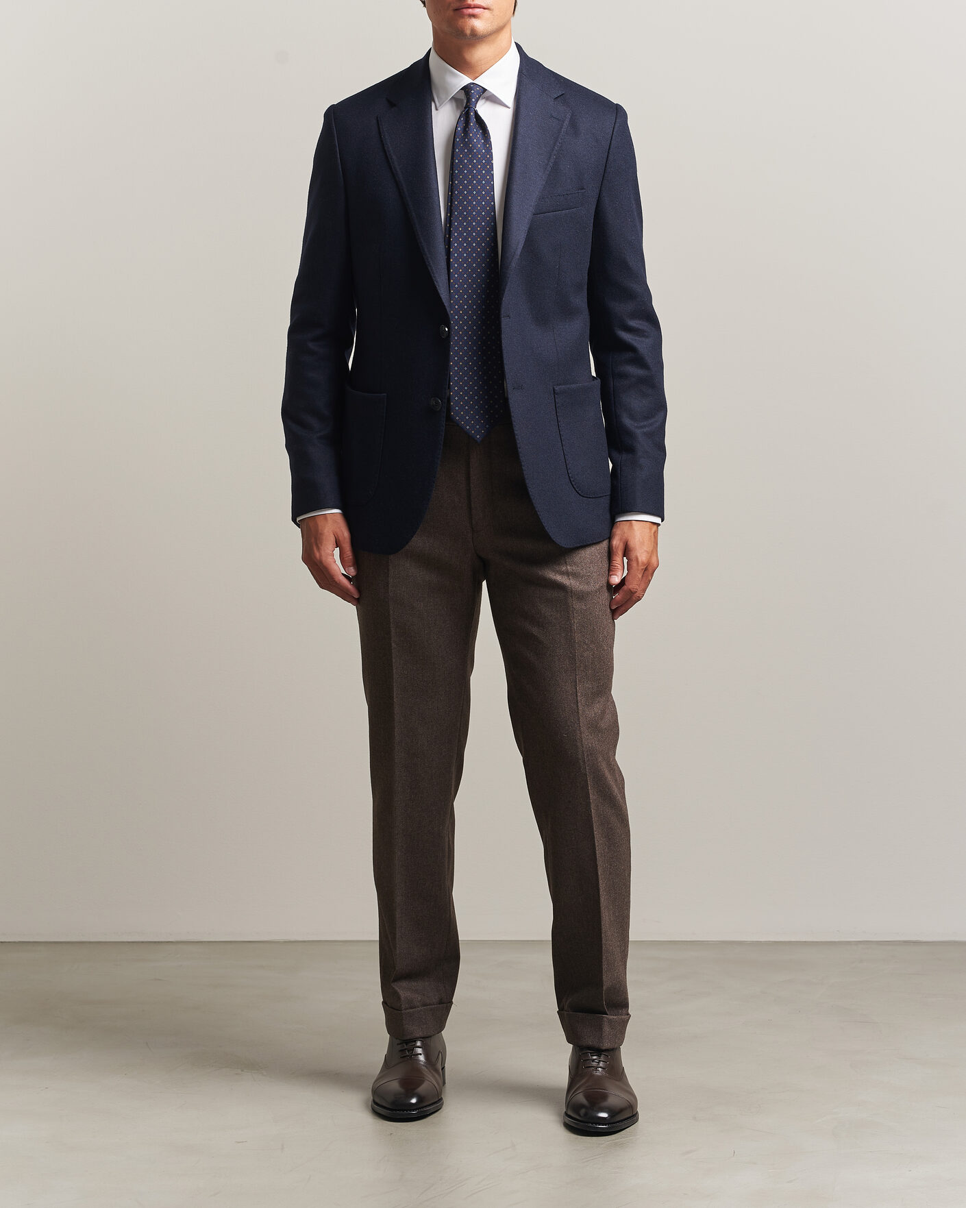 Men | Blazers | Morris | Wool Jersey Blazer Navy