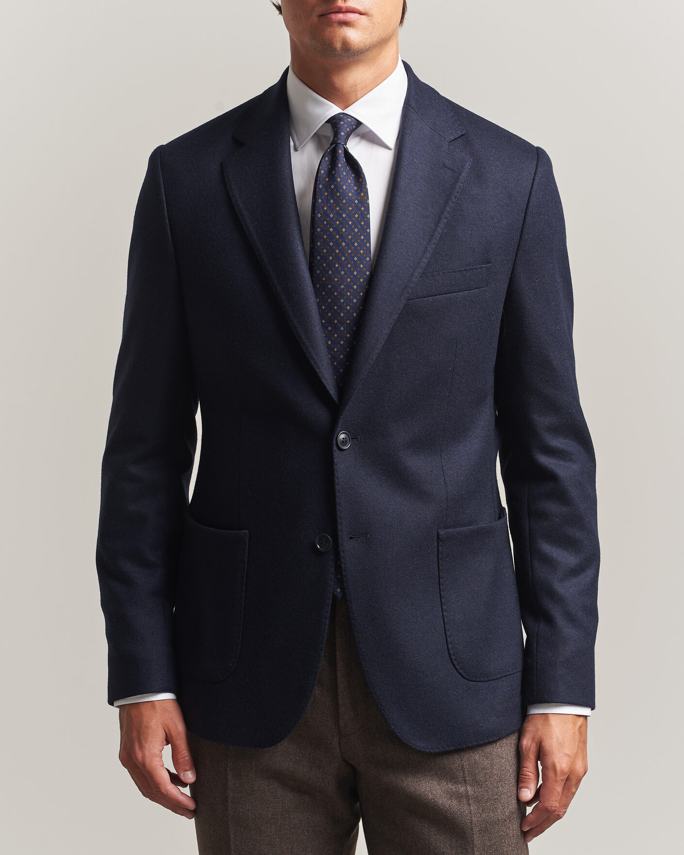 Men | Blazers | Morris | Wool Jersey Blazer Navy