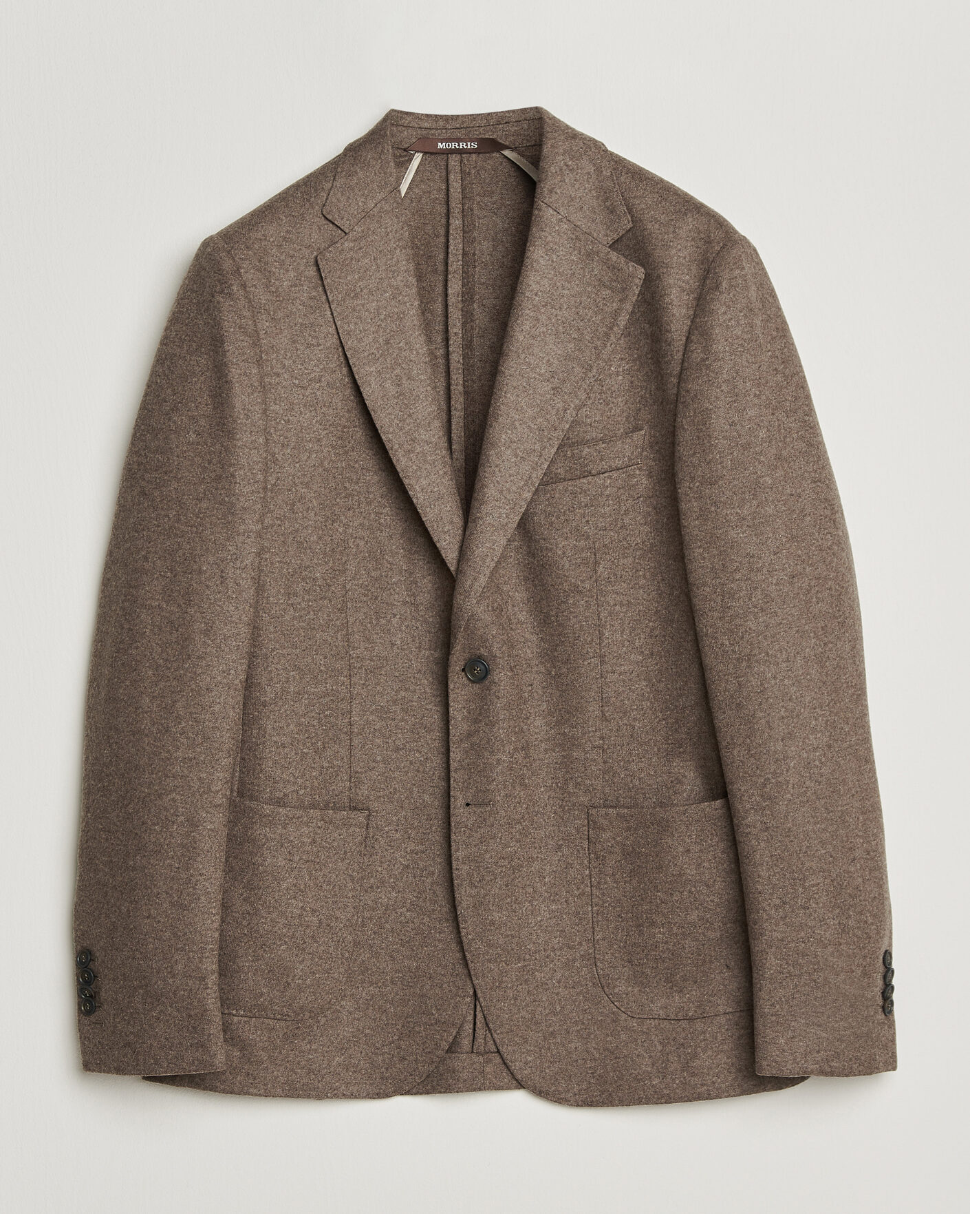 Men | Blazers | Morris | Wool Jersey Blazer Brown
