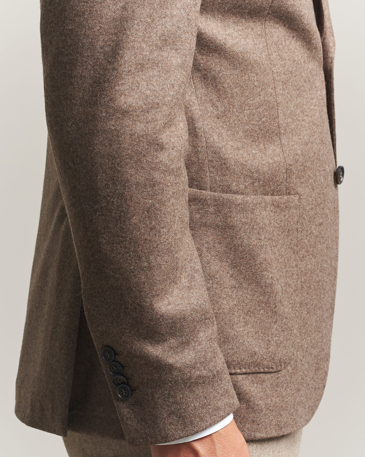 Men | Blazers | Morris | Wool Jersey Blazer Brown