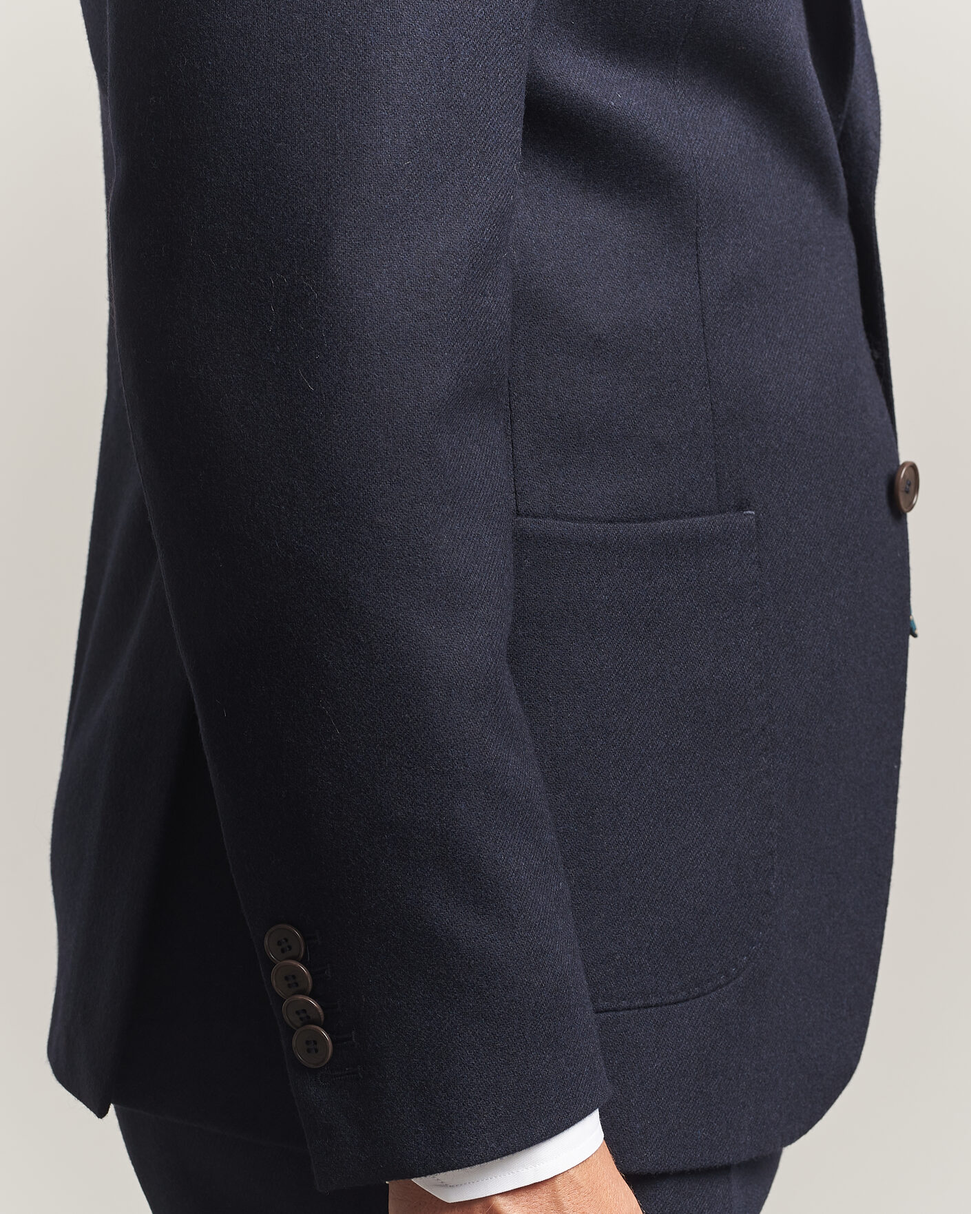 Men | Blazers | Morris | Flannel Suit Blazer Navy